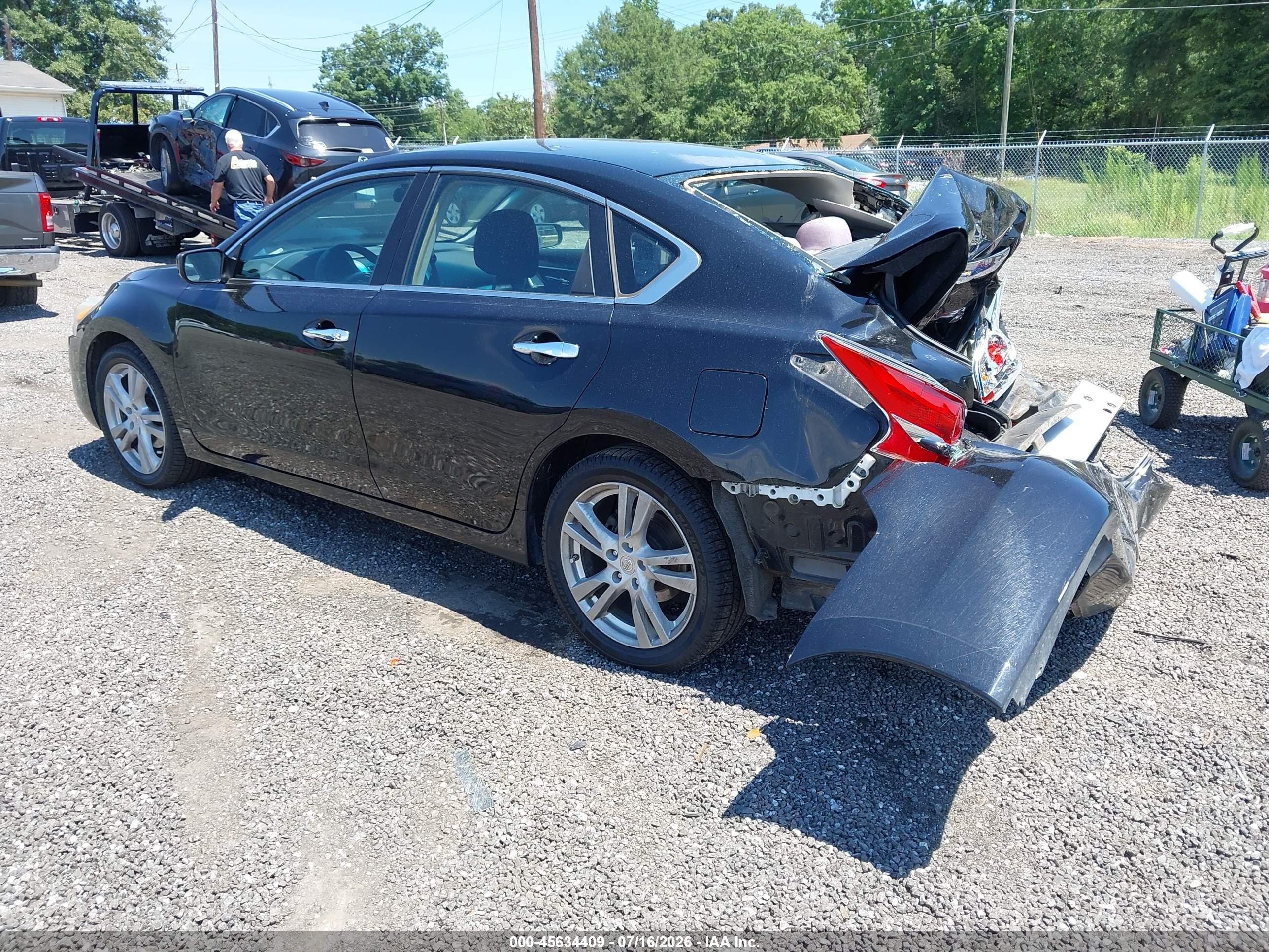 2013 Nissan Altima 3.5 S Black vin: 1N4BL3AP3DN468722