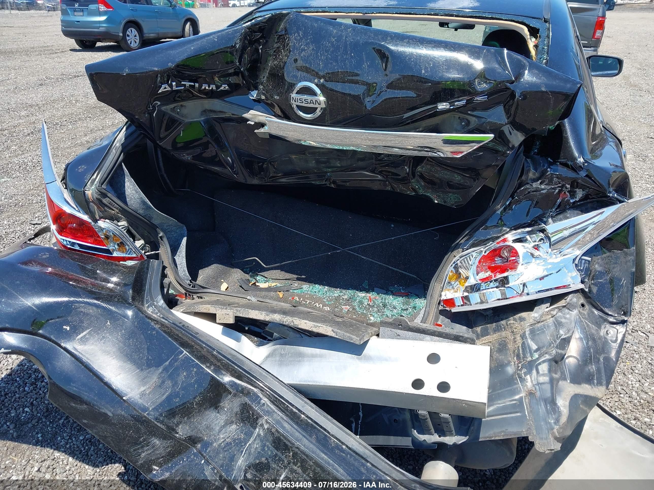 2013 Nissan Altima 3.5 S Black vin: 1N4BL3AP3DN468722