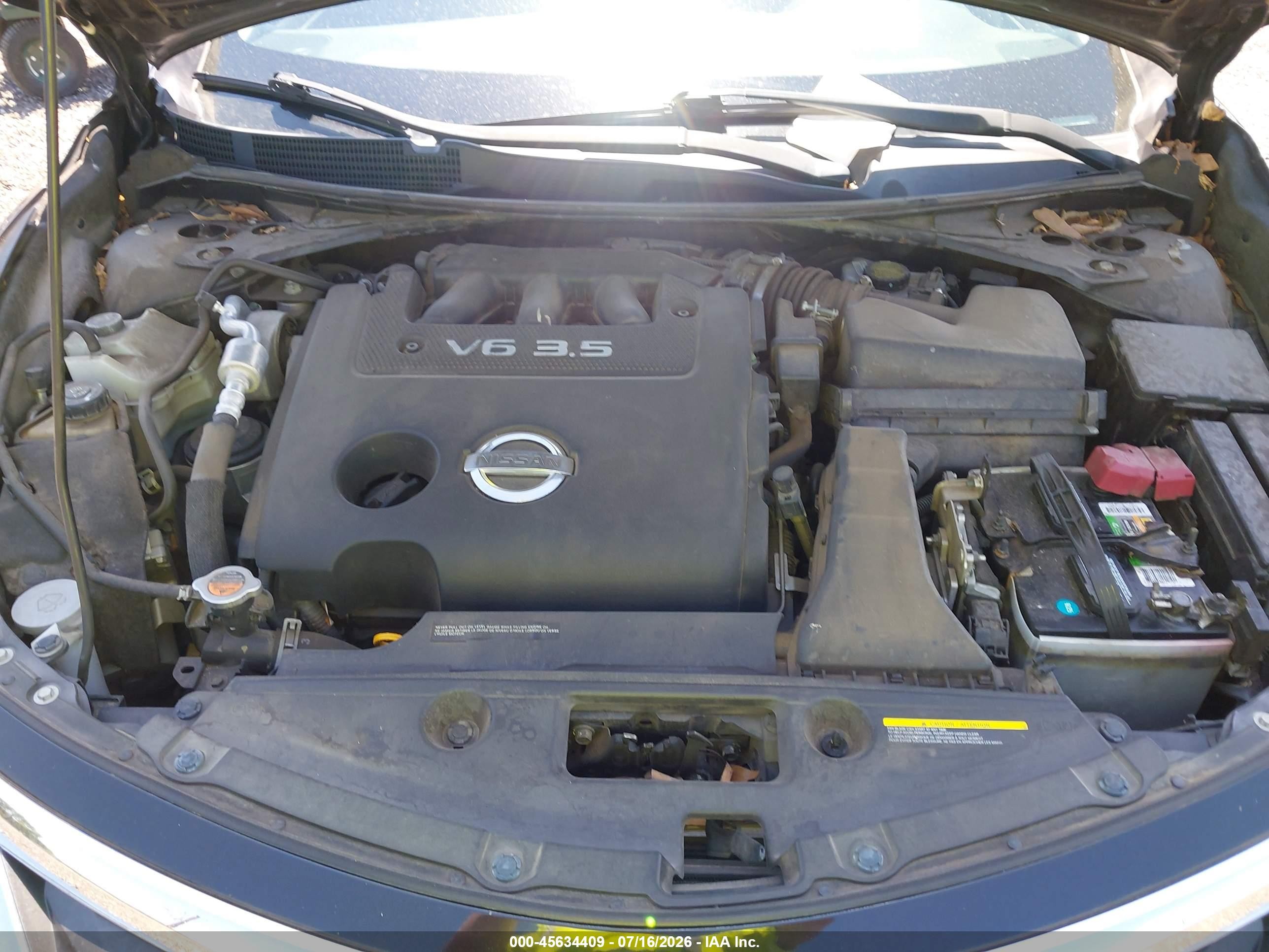 2013 Nissan Altima 3.5 S Black vin: 1N4BL3AP3DN468722