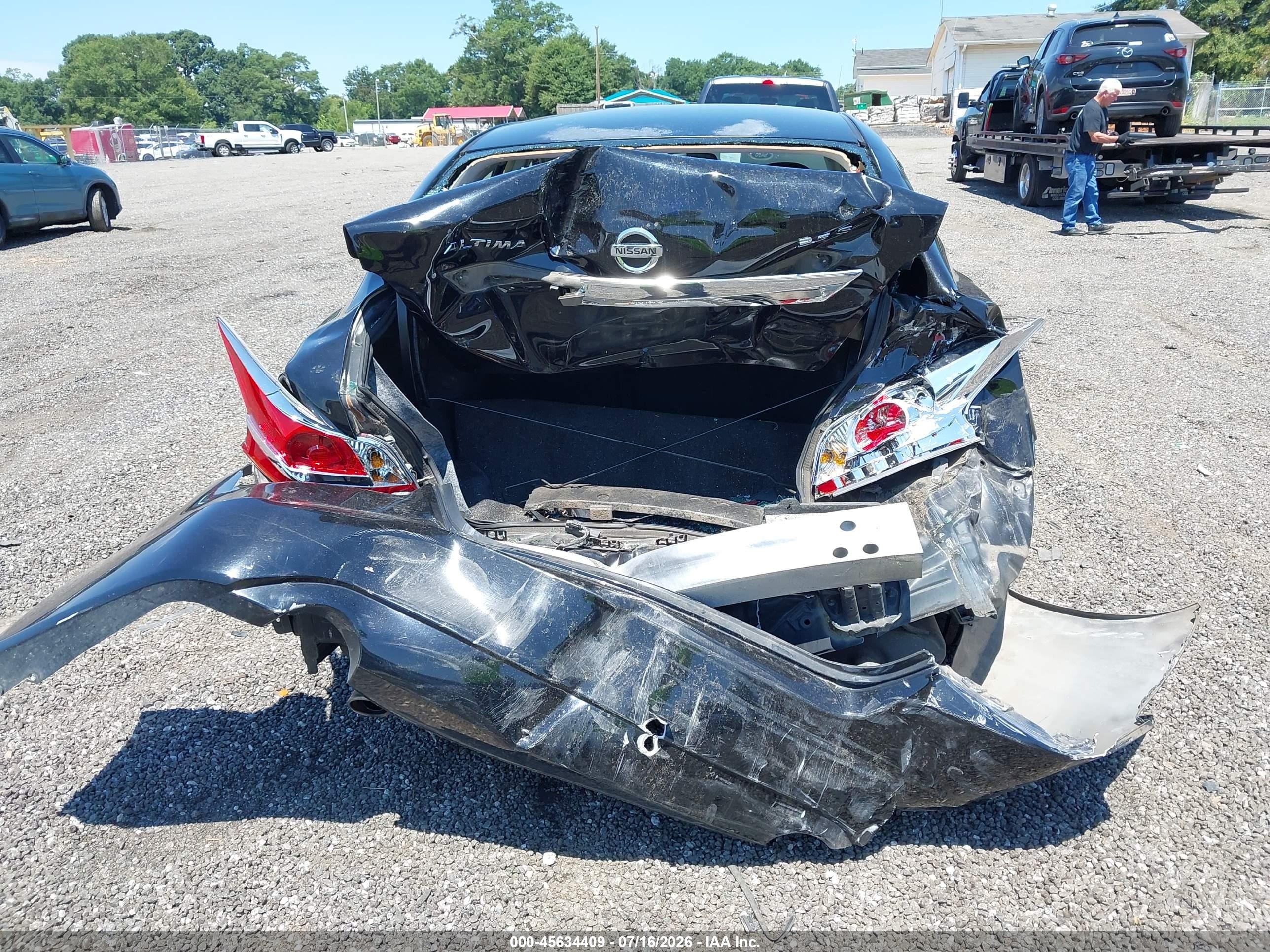 2013 Nissan Altima 3.5 S Black vin: 1N4BL3AP3DN468722