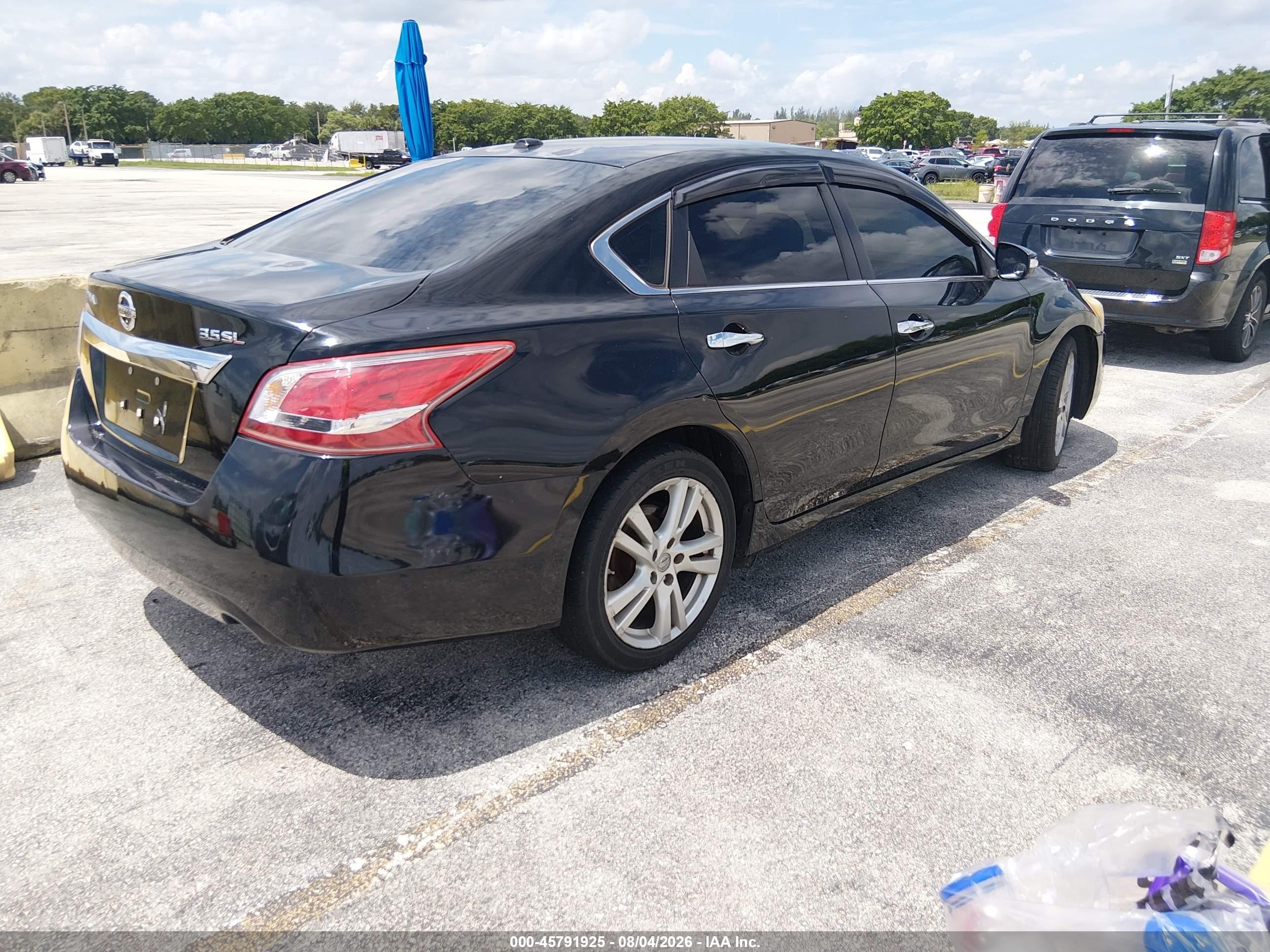 2013 Nissan Altima 3.5 Sl Black vin: 1N4BL3AP3DN469448