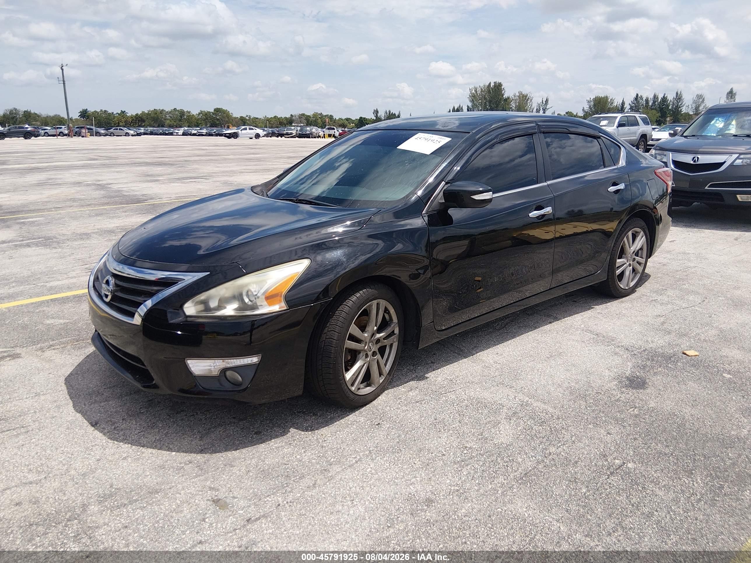 2013 Nissan Altima 3.5 Sl Black vin: 1N4BL3AP3DN469448
