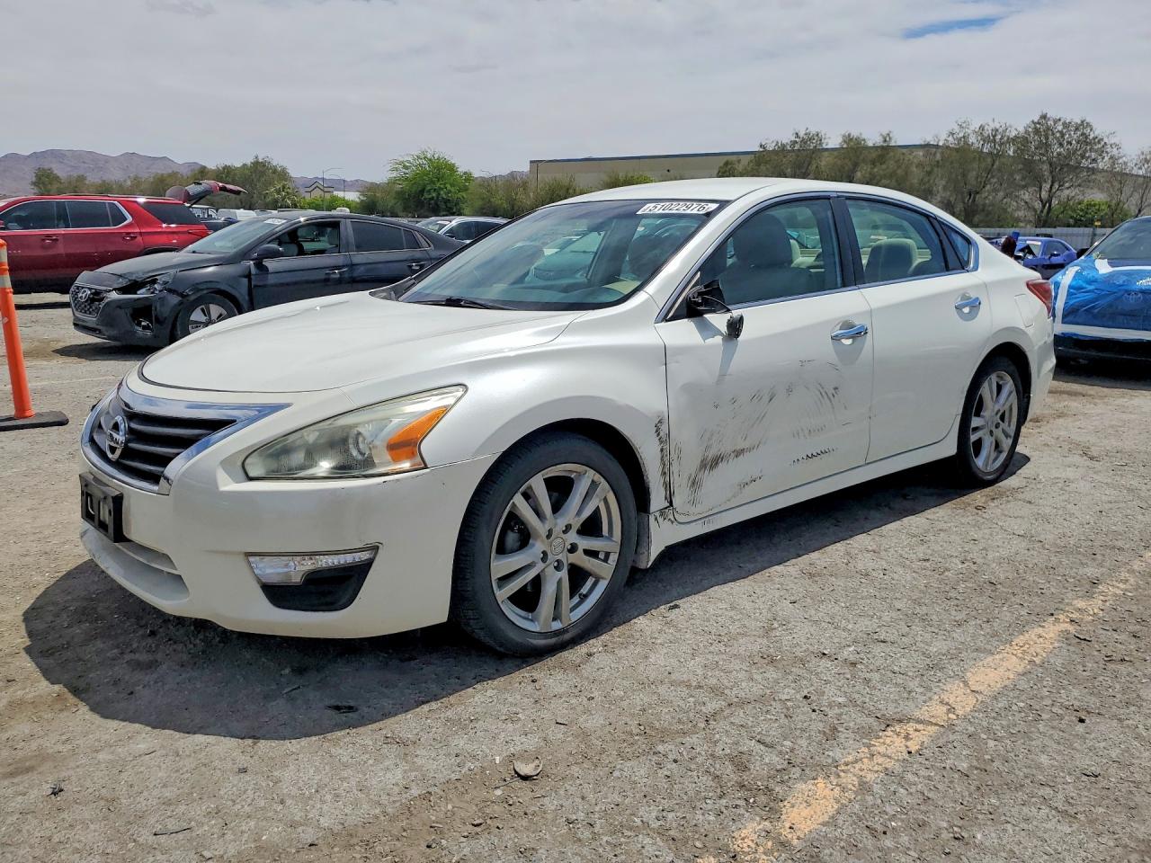 2013 Nissan Altima 3.5 S White vin: 1N4BL3AP3DN483379