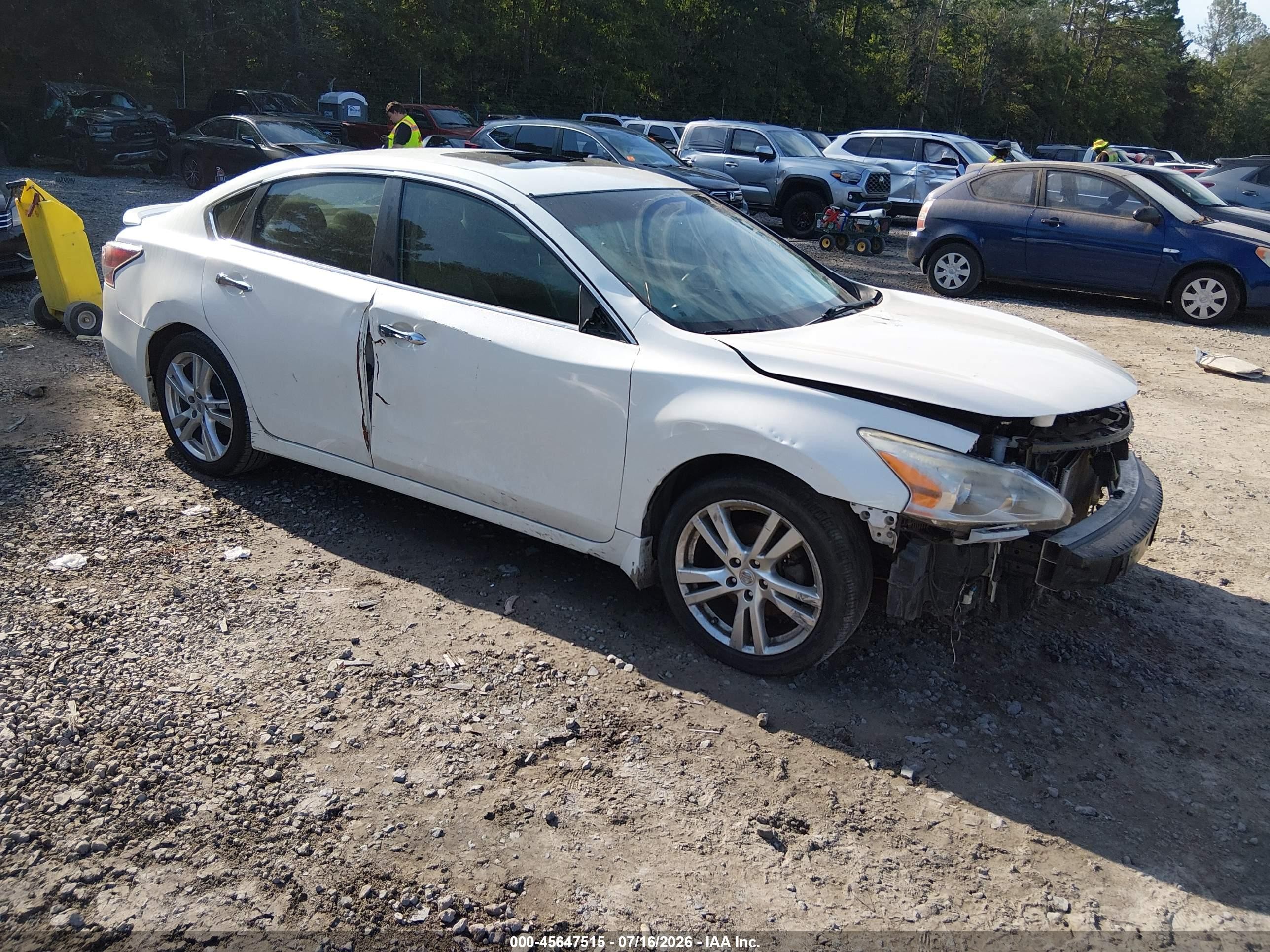2015 Nissan Altima 3.5 Sl Белый vin: 1N4BL3AP3FC222610