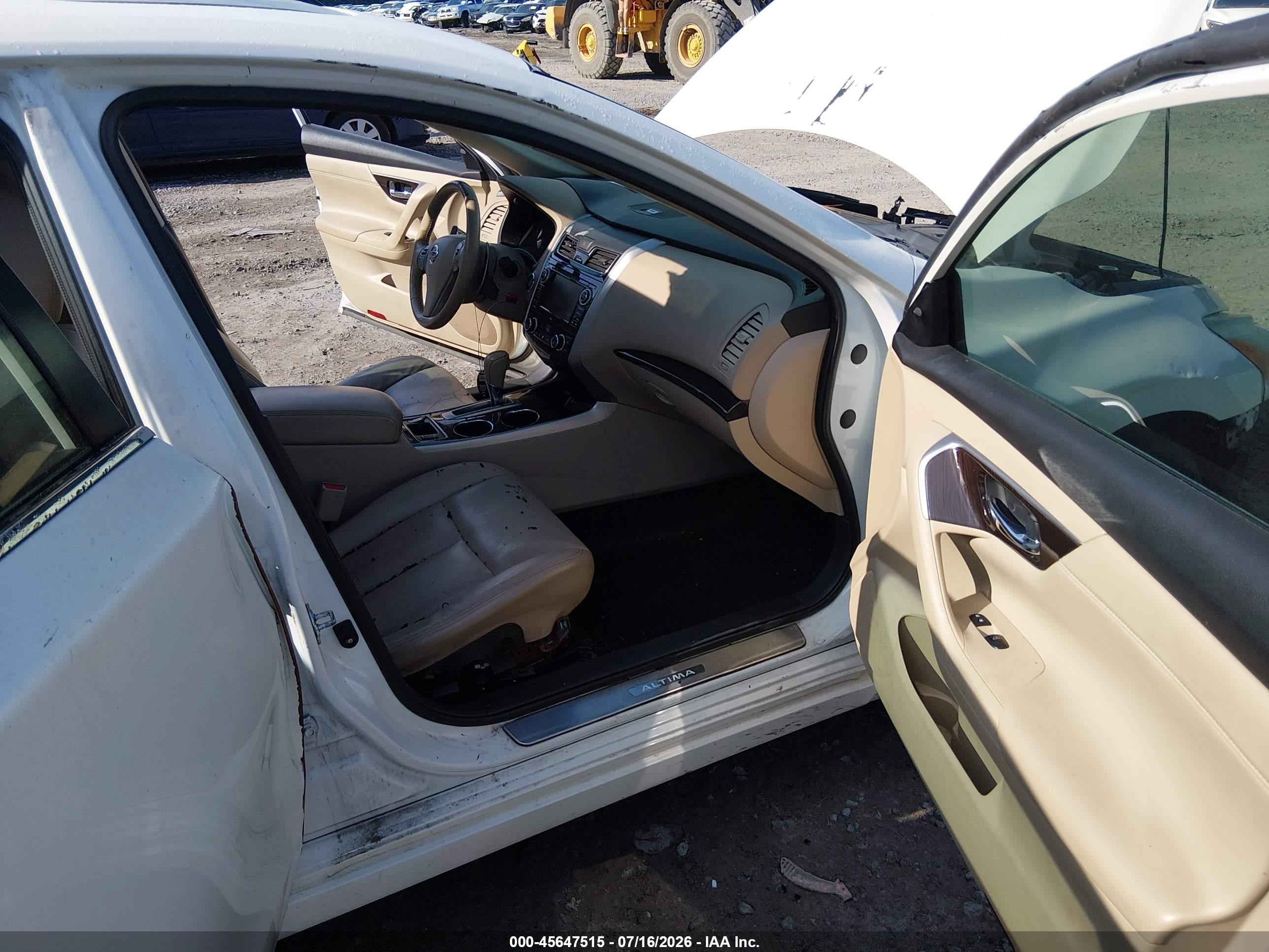 2015 Nissan Altima 3.5 Sl Белый vin: 1N4BL3AP3FC222610