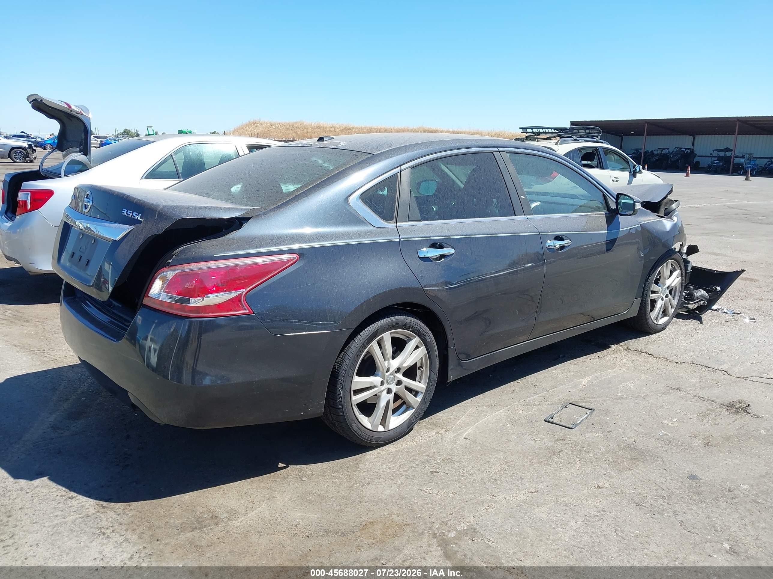 2013 Nissan Altima 3.5 Sl Gray vin: 1N4BL3AP4DC101128