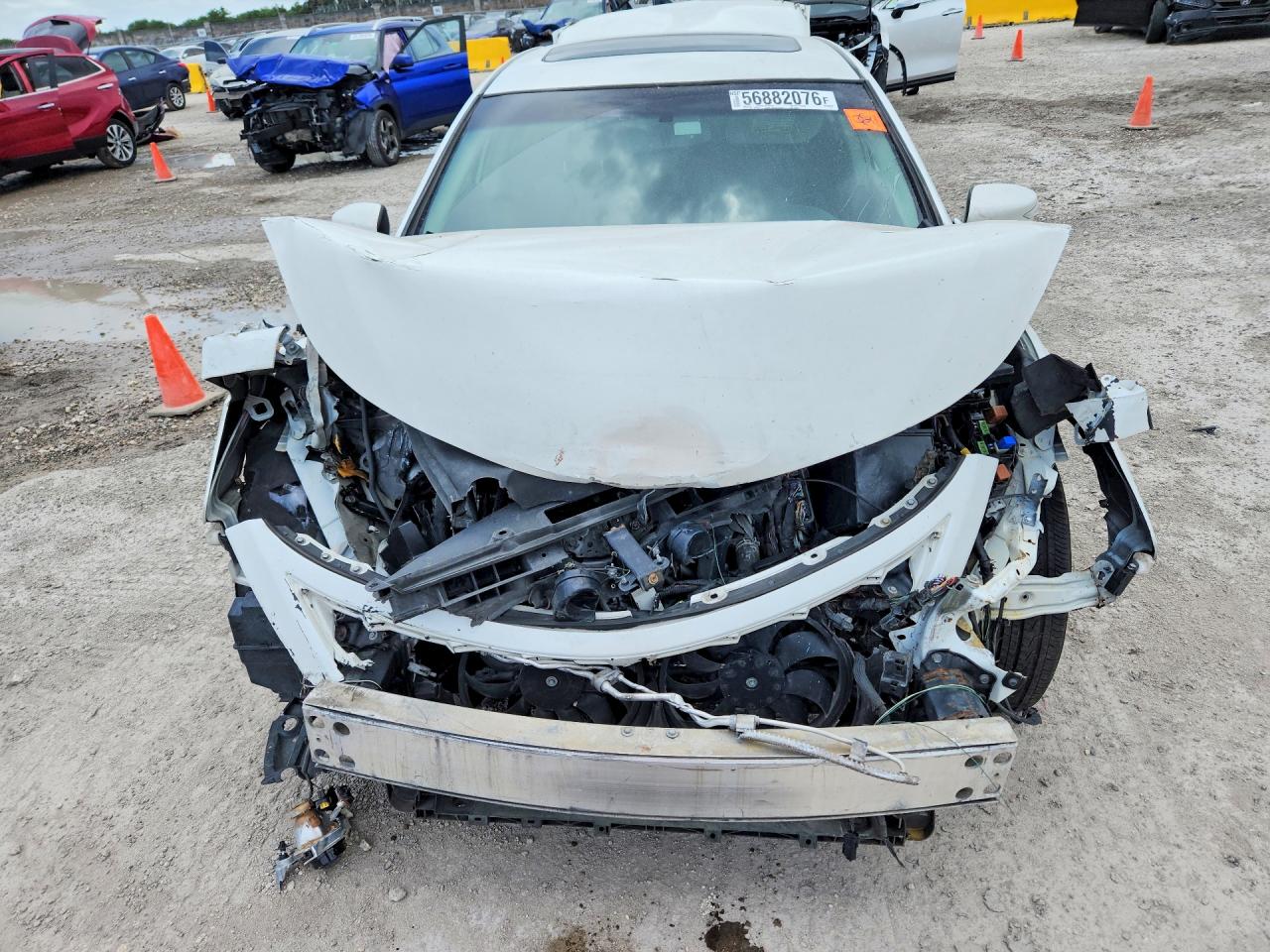 2013 Nissan Altima 3.5 S White vin: 1N4BL3AP4DC105650