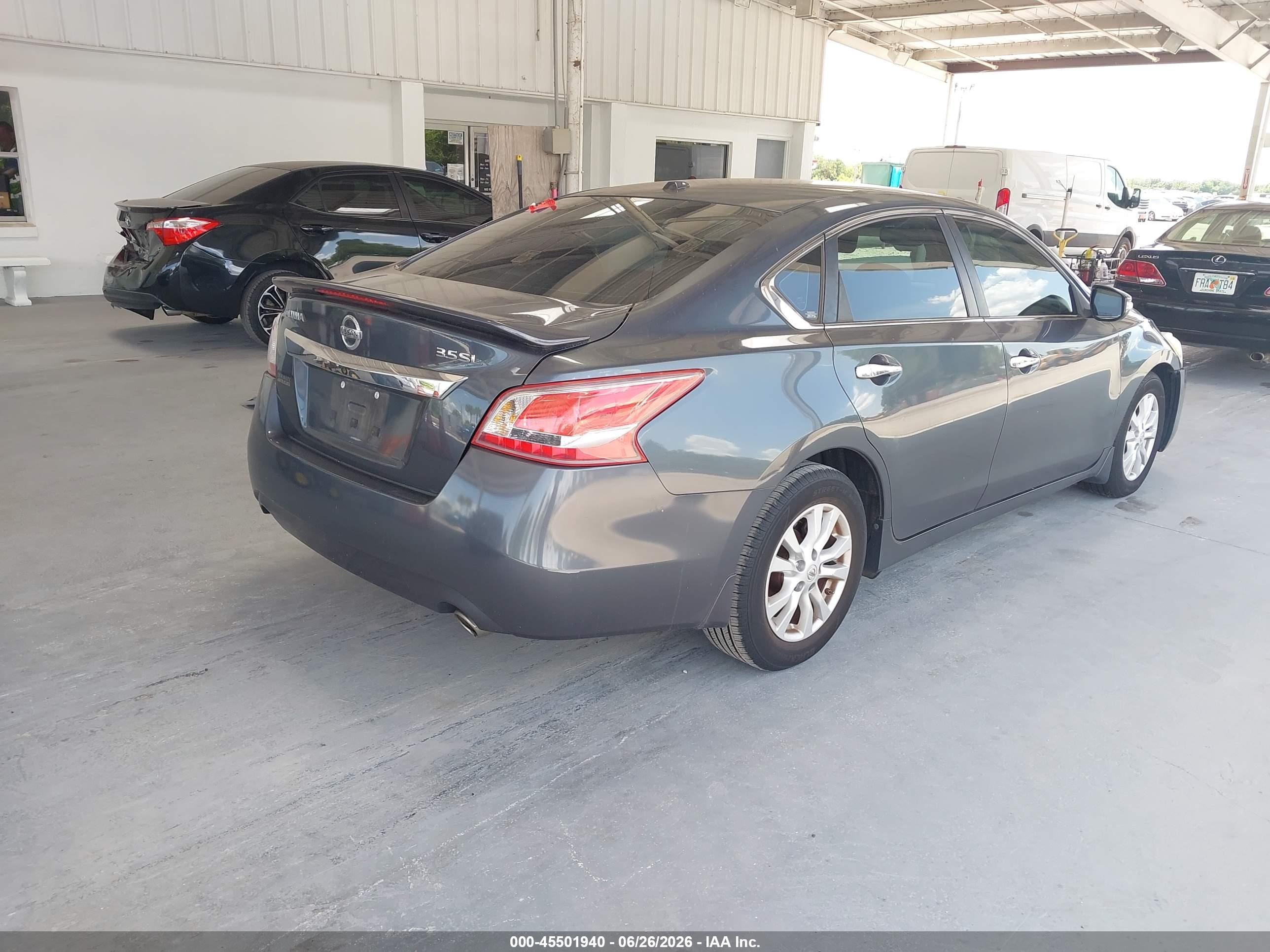 2013 Nissan Altima 3.5 Sl Gray vin: 1N4BL3AP4DC914758