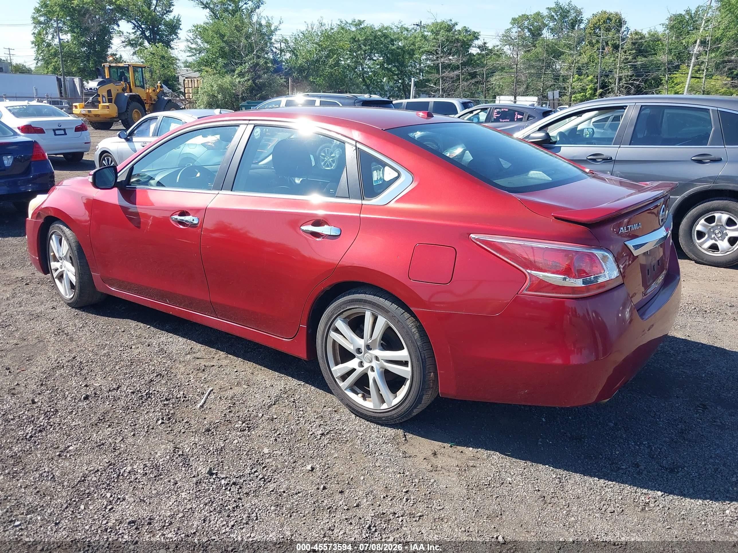 2013 Nissan Altima 3.5 Sv Red vin: 1N4BL3AP4DN423563