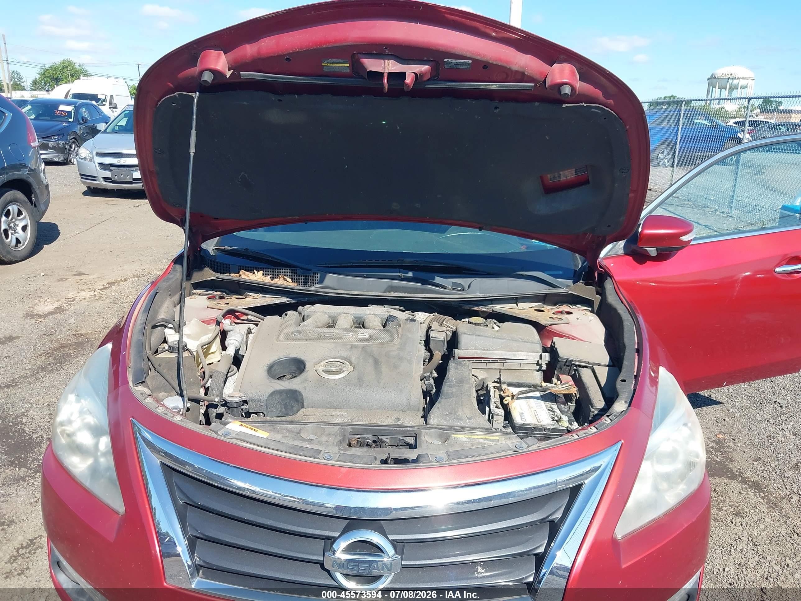 2013 Nissan Altima 3.5 Sv Red vin: 1N4BL3AP4DN423563