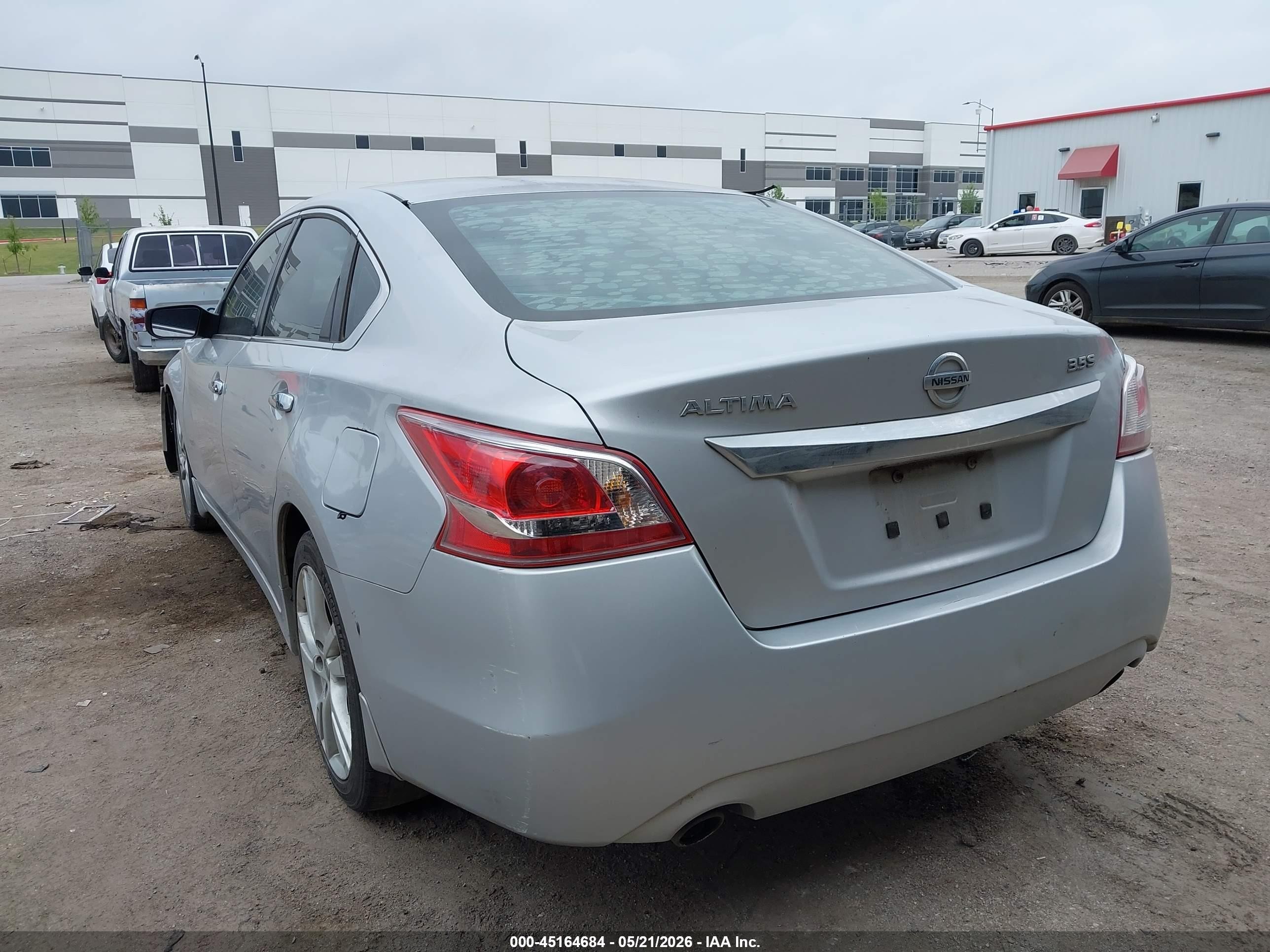 2013 Nissan Altima 3.5 S Silver vin: 1N4BL3AP4DN519581