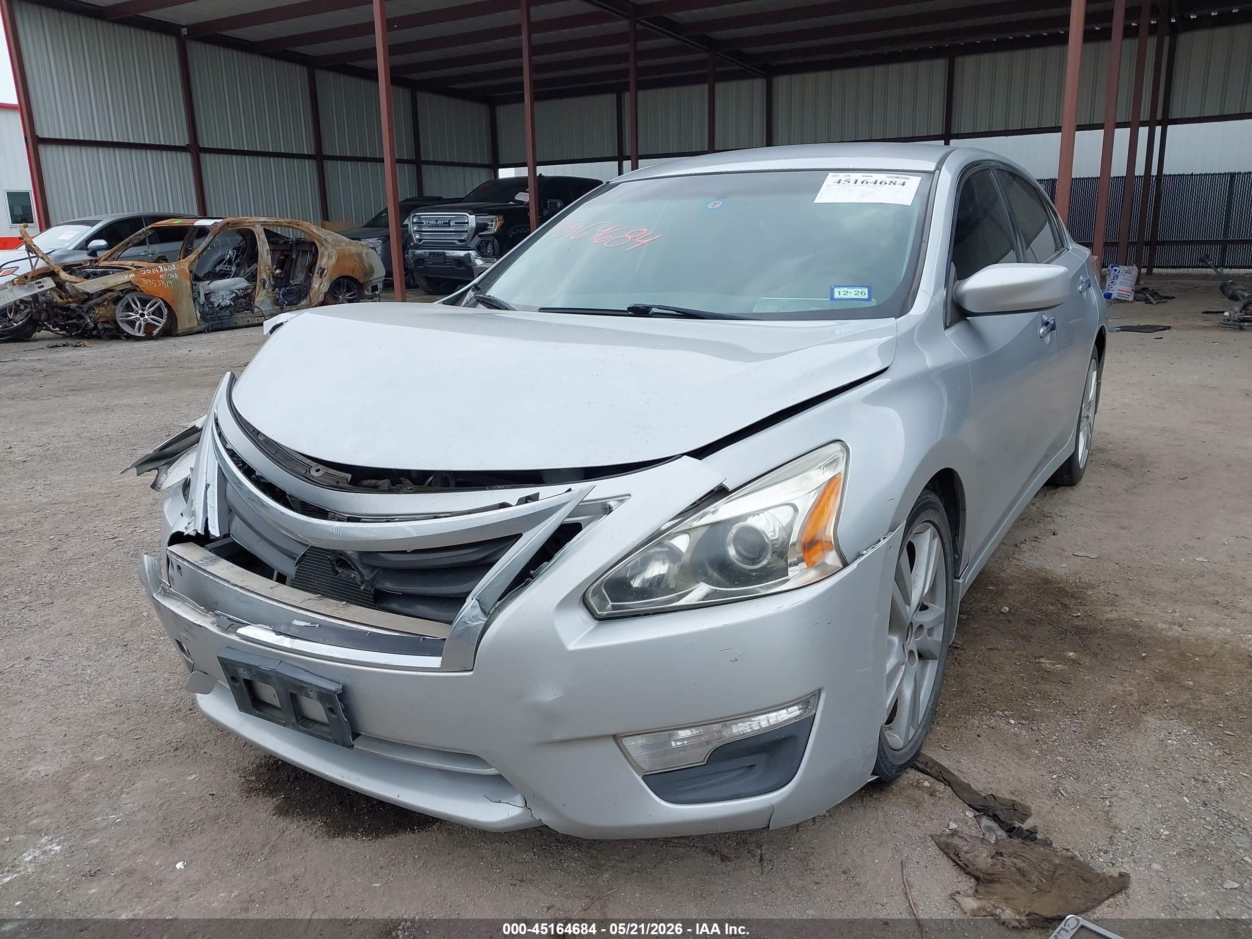 2013 Nissan Altima 3.5 S Silver vin: 1N4BL3AP4DN519581