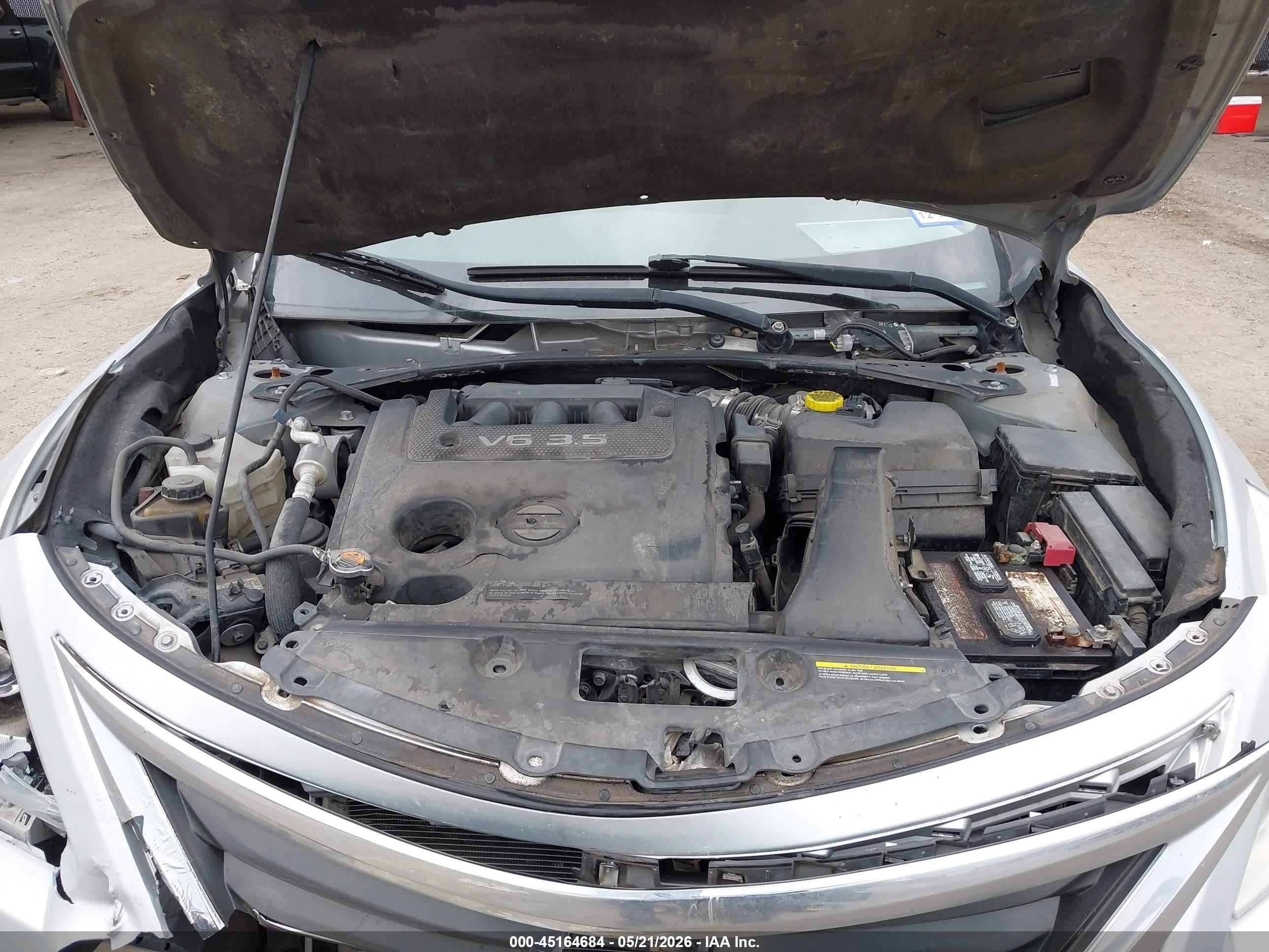 2013 Nissan Altima 3.5 S Silver vin: 1N4BL3AP4DN519581