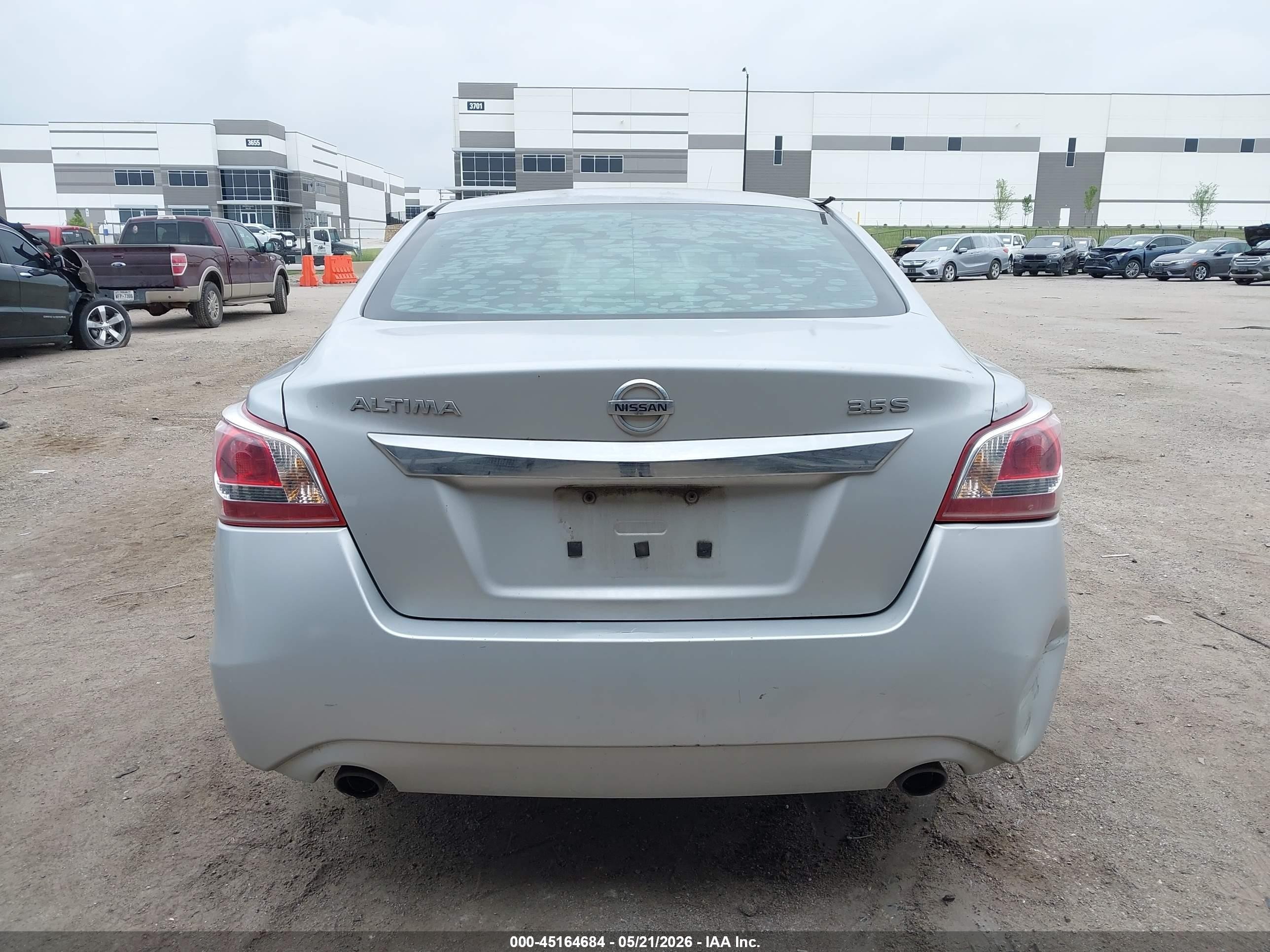 2013 Nissan Altima 3.5 S Silver vin: 1N4BL3AP4DN519581