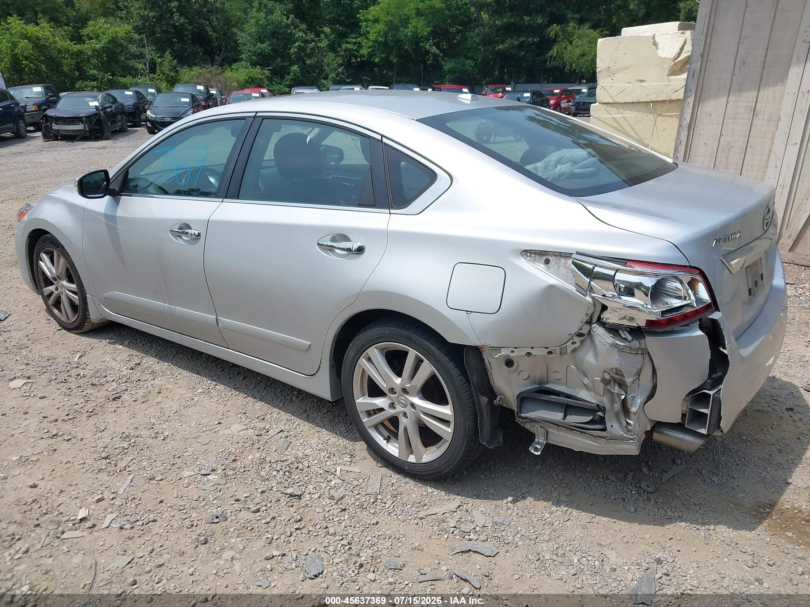 2013 Nissan Altima 3.5 Sv Silver vin: 1N4BL3AP4DN557957