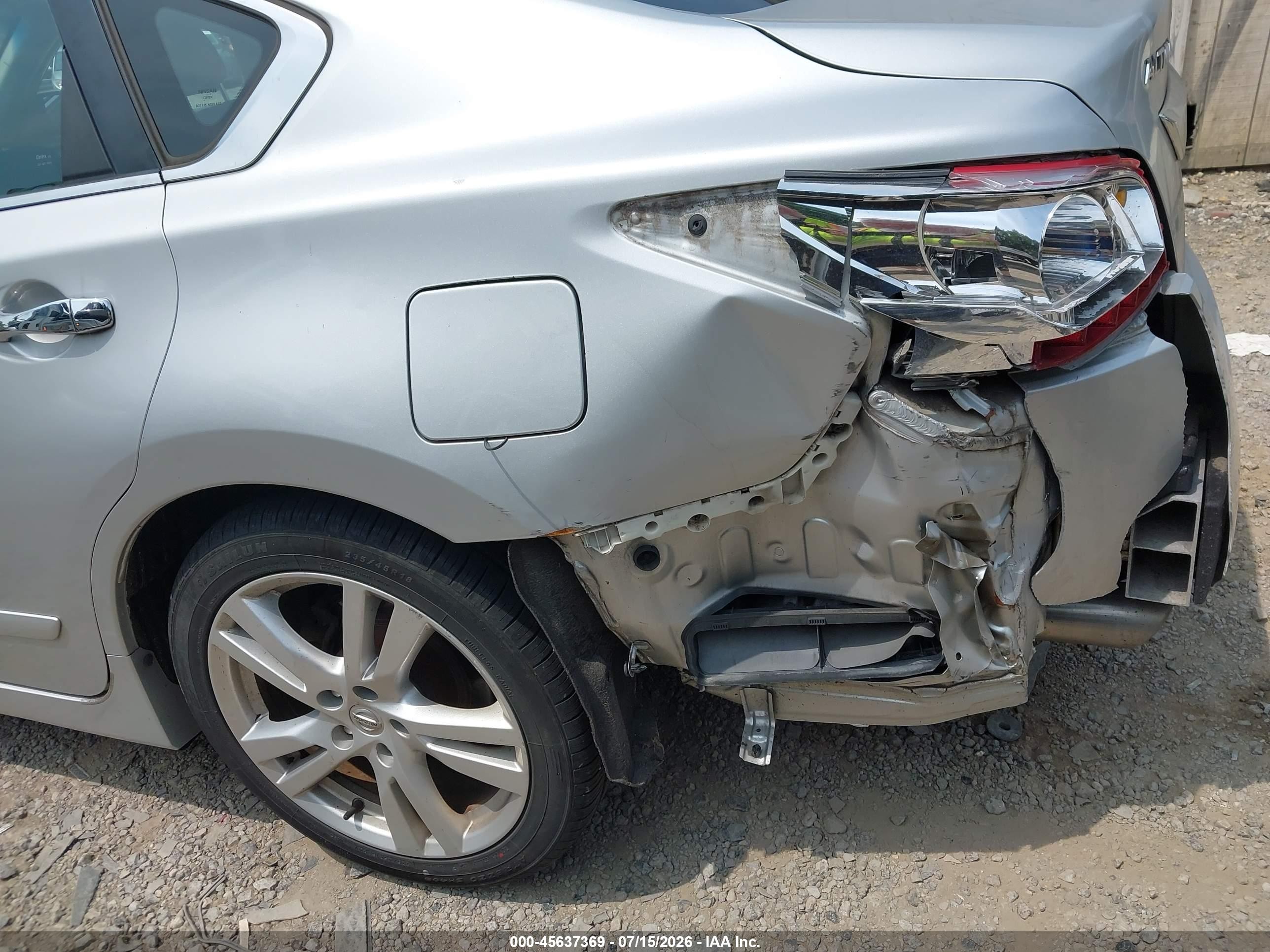 2013 Nissan Altima 3.5 Sv Silver vin: 1N4BL3AP4DN557957