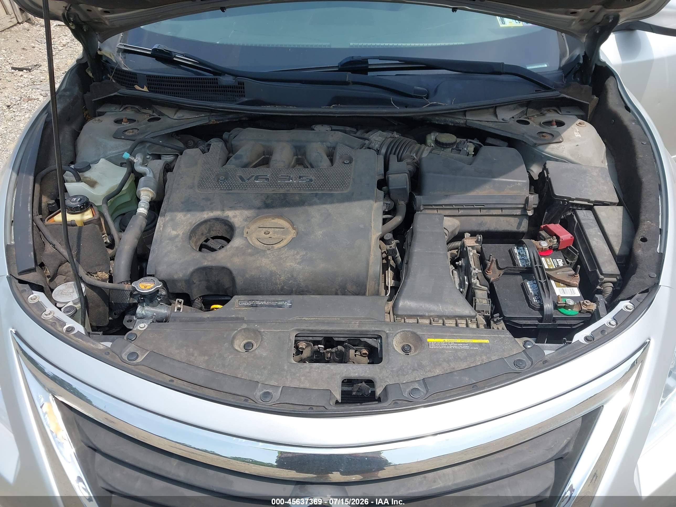 2013 Nissan Altima 3.5 Sv Silver vin: 1N4BL3AP4DN557957
