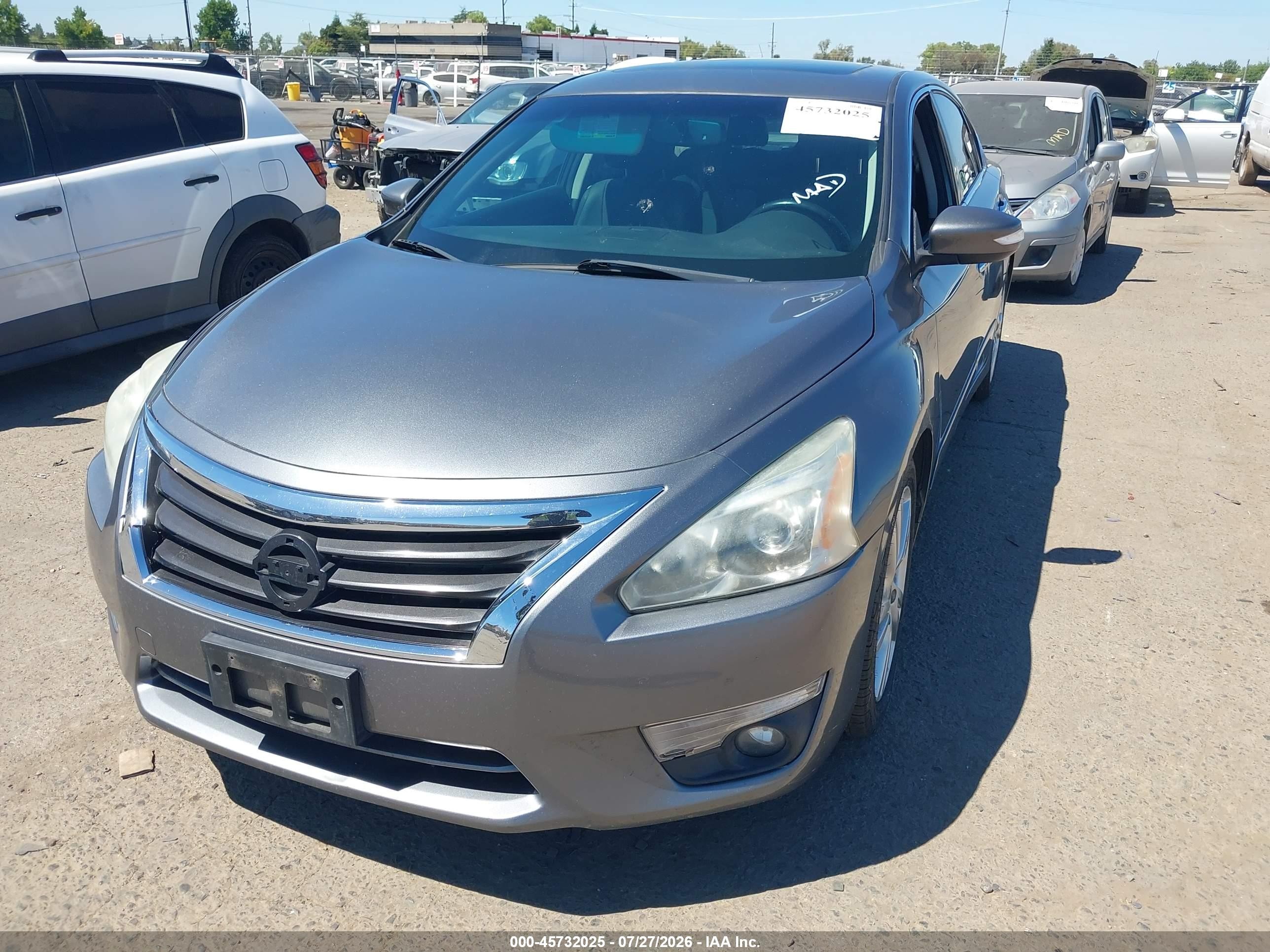 2014 Nissan Altima 3.5 Sl Gray vin: 1N4BL3AP4EC143381