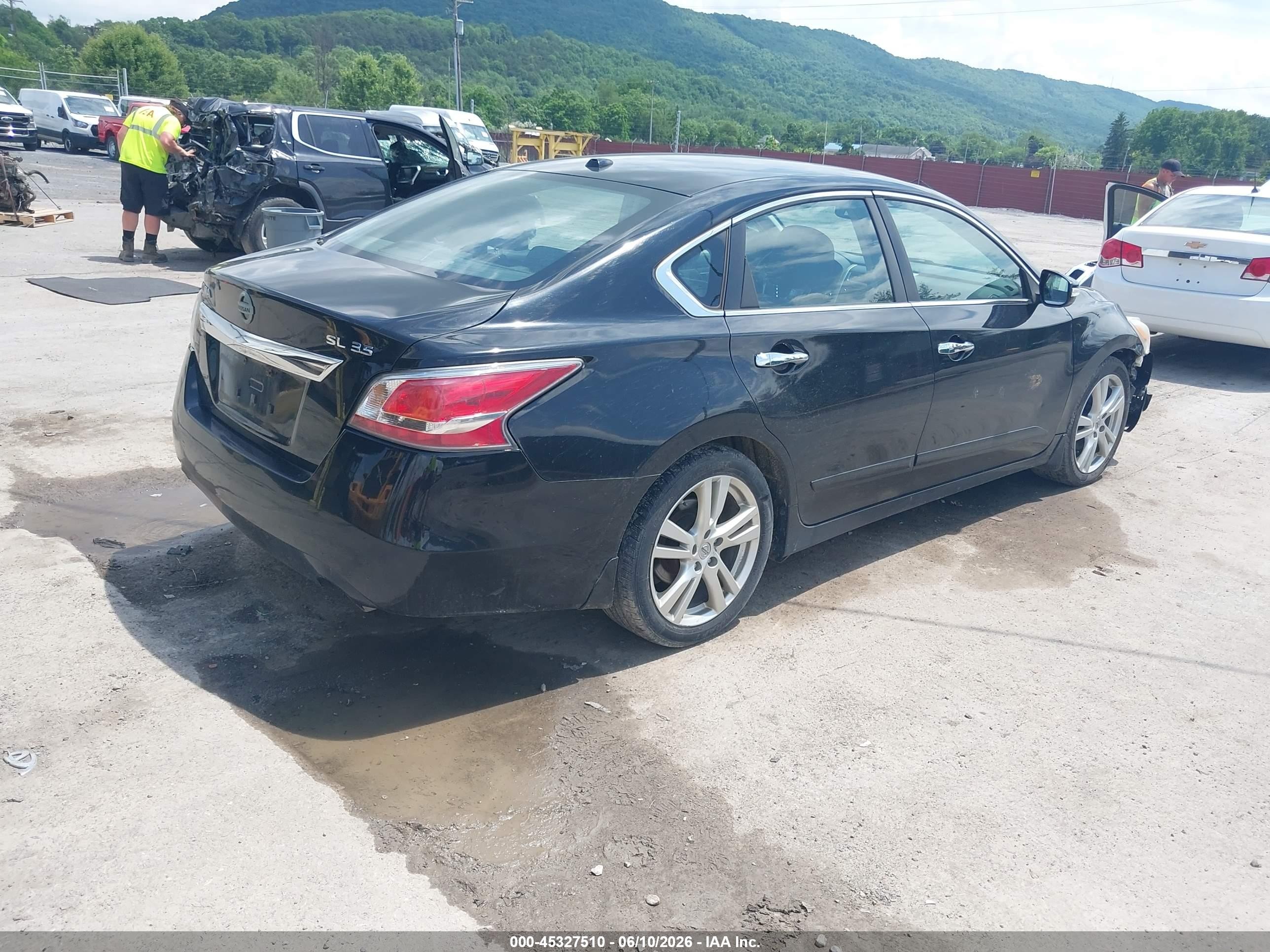 2015 Nissan Altima 3.5 Sl Black vin: 1N4BL3AP4FC135976