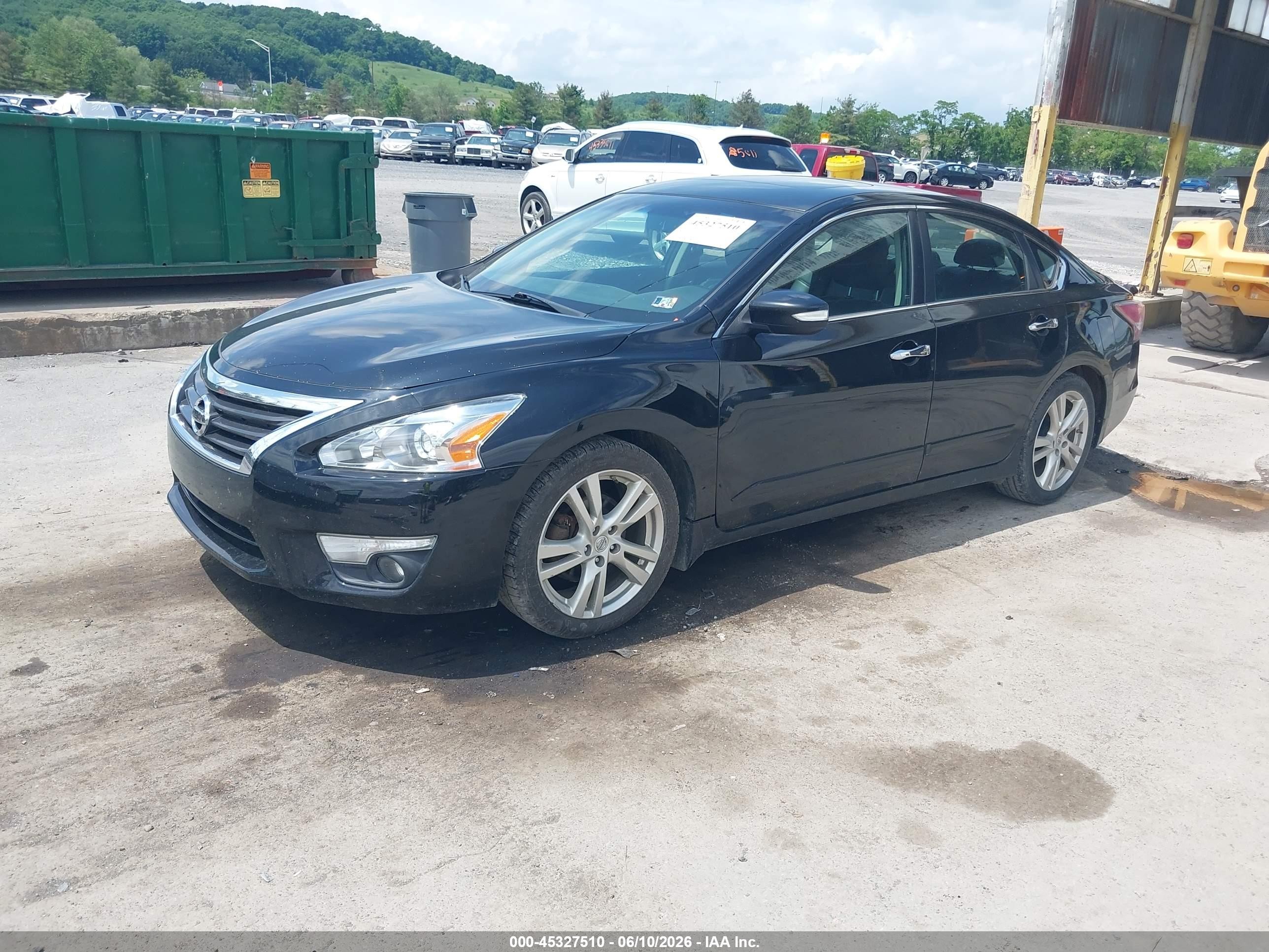 2015 Nissan Altima 3.5 Sl Black vin: 1N4BL3AP4FC135976