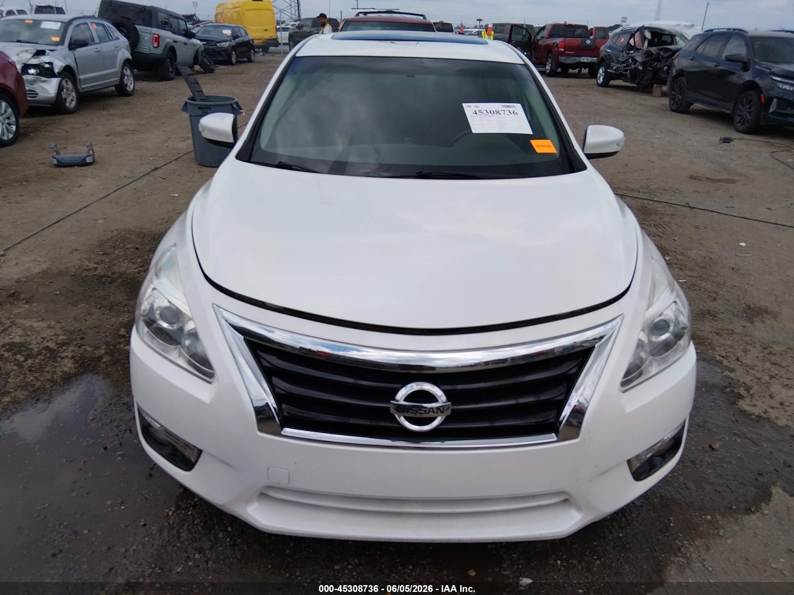 2013 Nissan Altima 3.5 Sl White vin: 1N4BL3AP5DC277329