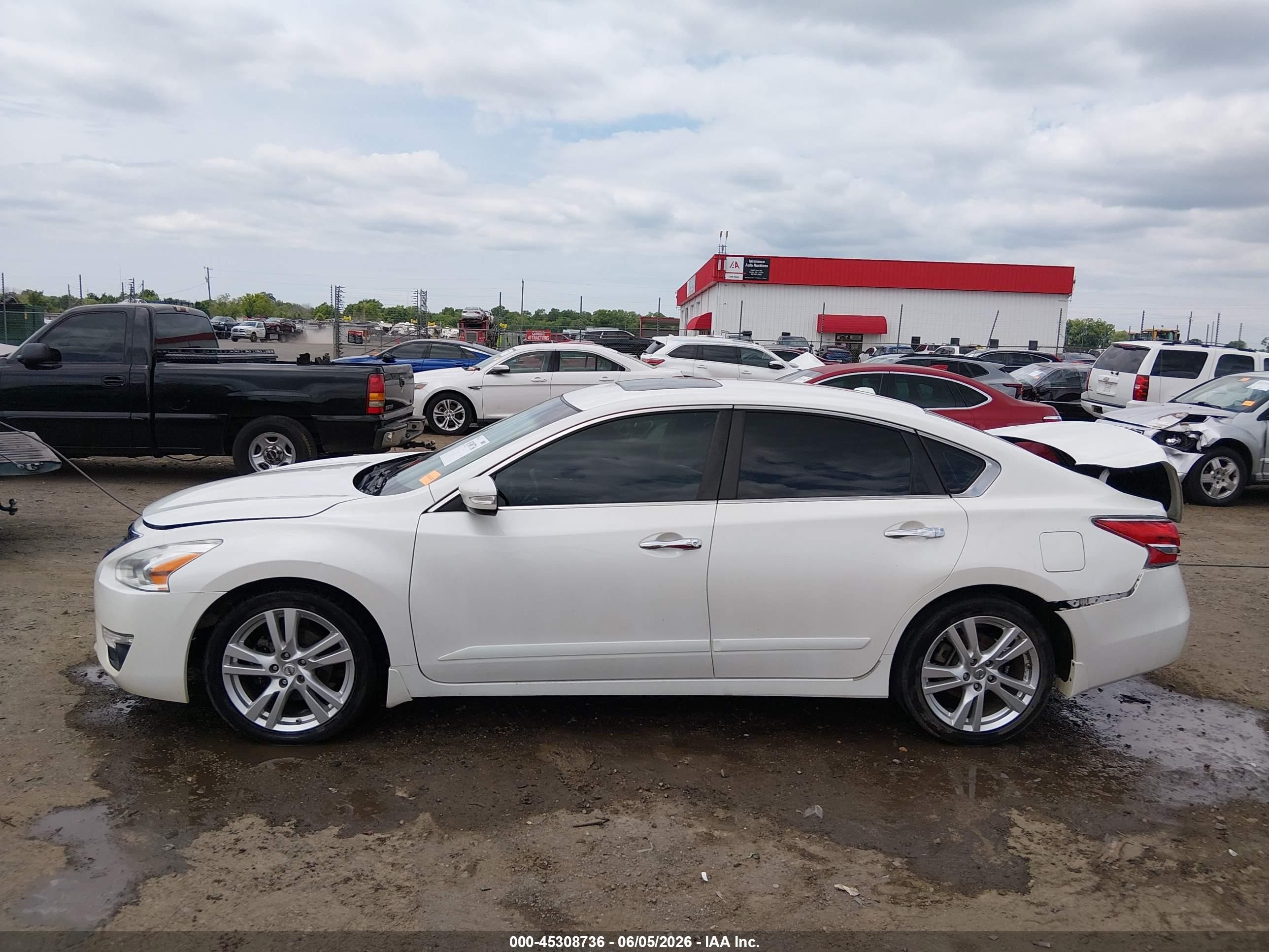 2013 Nissan Altima 3.5 Sl White vin: 1N4BL3AP5DC277329
