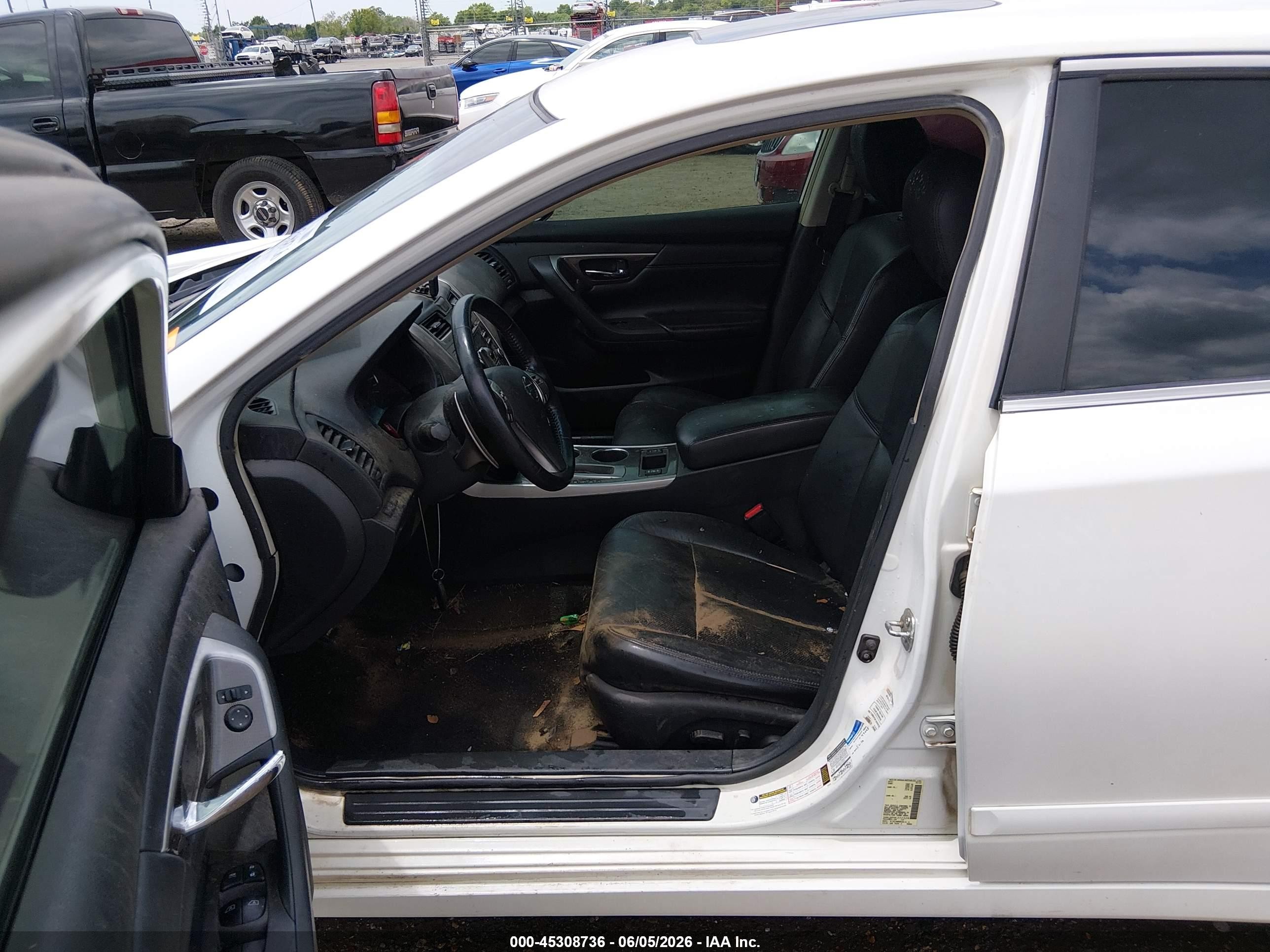2013 Nissan Altima 3.5 Sl White vin: 1N4BL3AP5DC277329