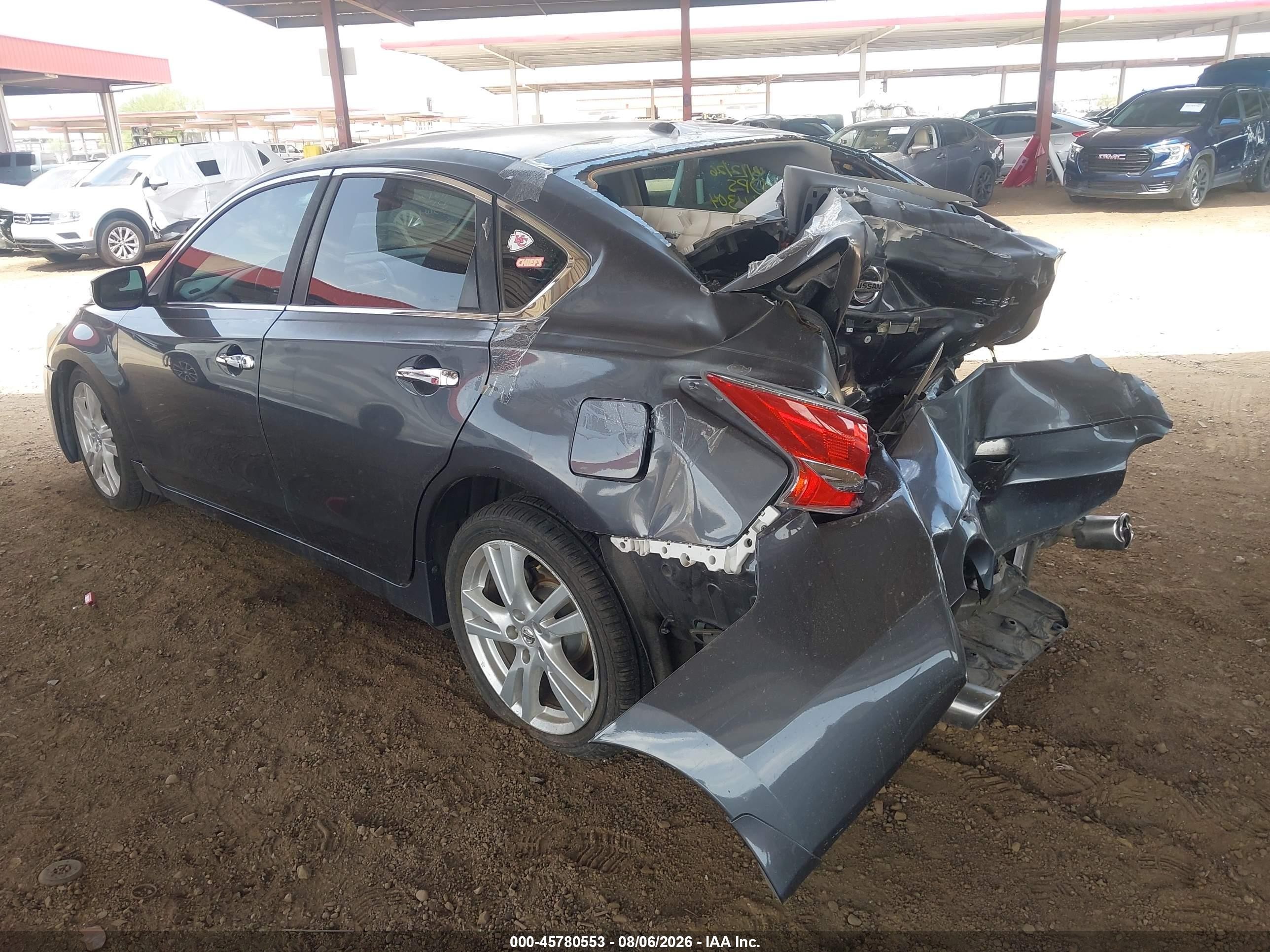 2013 Nissan Altima 3.5 Sl Gray vin: 1N4BL3AP5DN564304