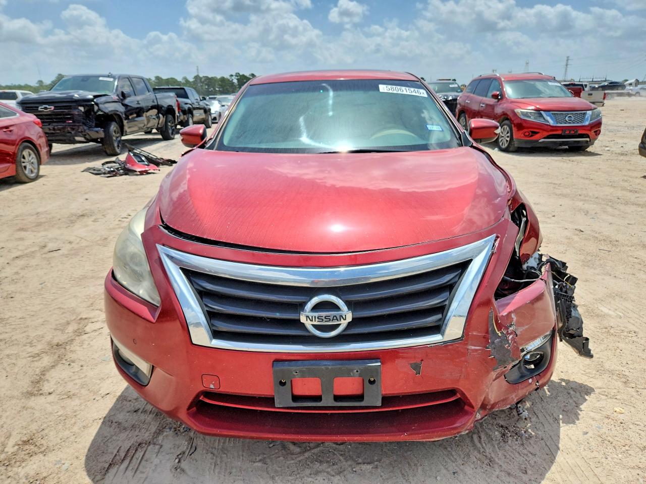 2015 Nissan Altima 3.5 Sl Red vin: 1N4BL3AP5FC451421