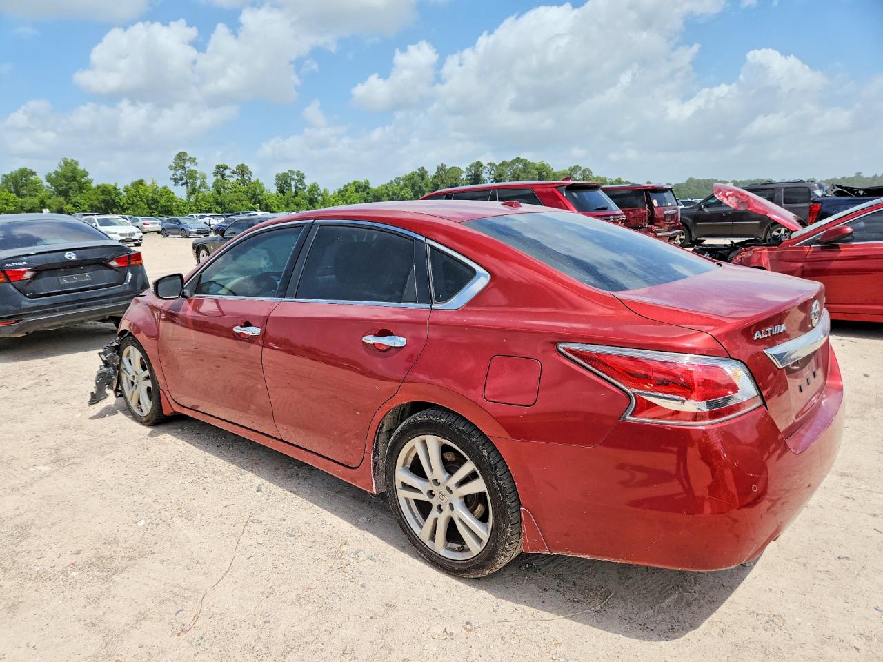 2015 Nissan Altima 3.5 Sl Red vin: 1N4BL3AP5FC451421