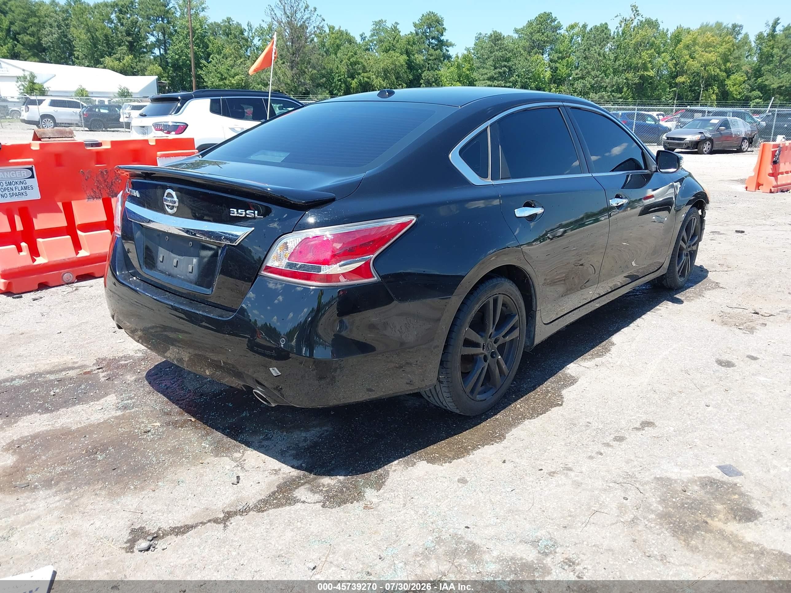 2015 Nissan Altima 3.5 S/3.5 Sl/3.5 Sv Black vin: 1N4BL3AP5FC487108