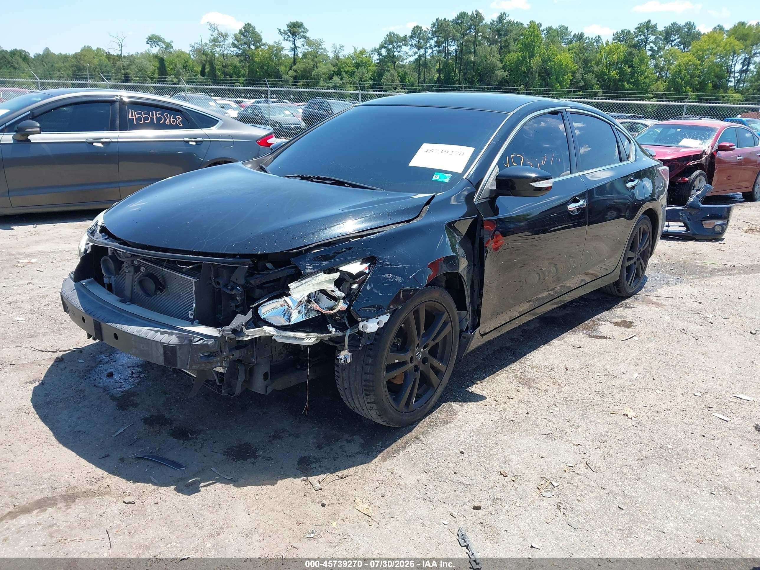 2015 Nissan Altima 3.5 S/3.5 Sl/3.5 Sv Black vin: 1N4BL3AP5FC487108