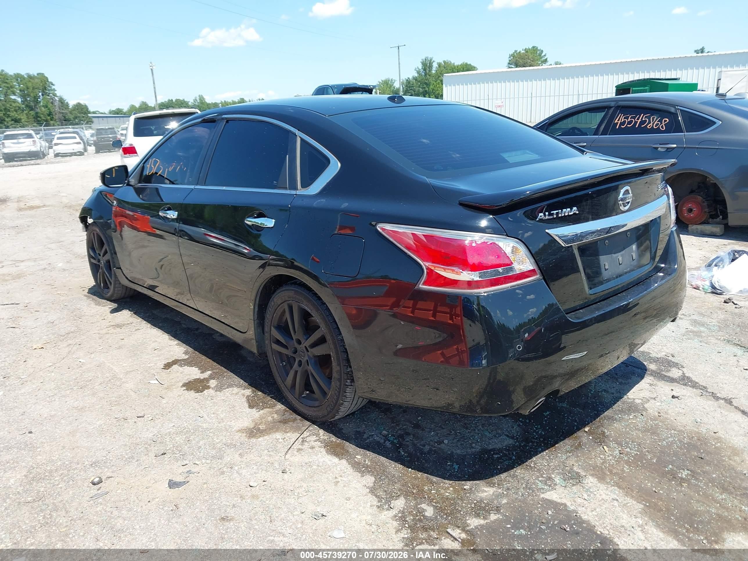 2015 Nissan Altima 3.5 S/3.5 Sl/3.5 Sv Black vin: 1N4BL3AP5FC487108