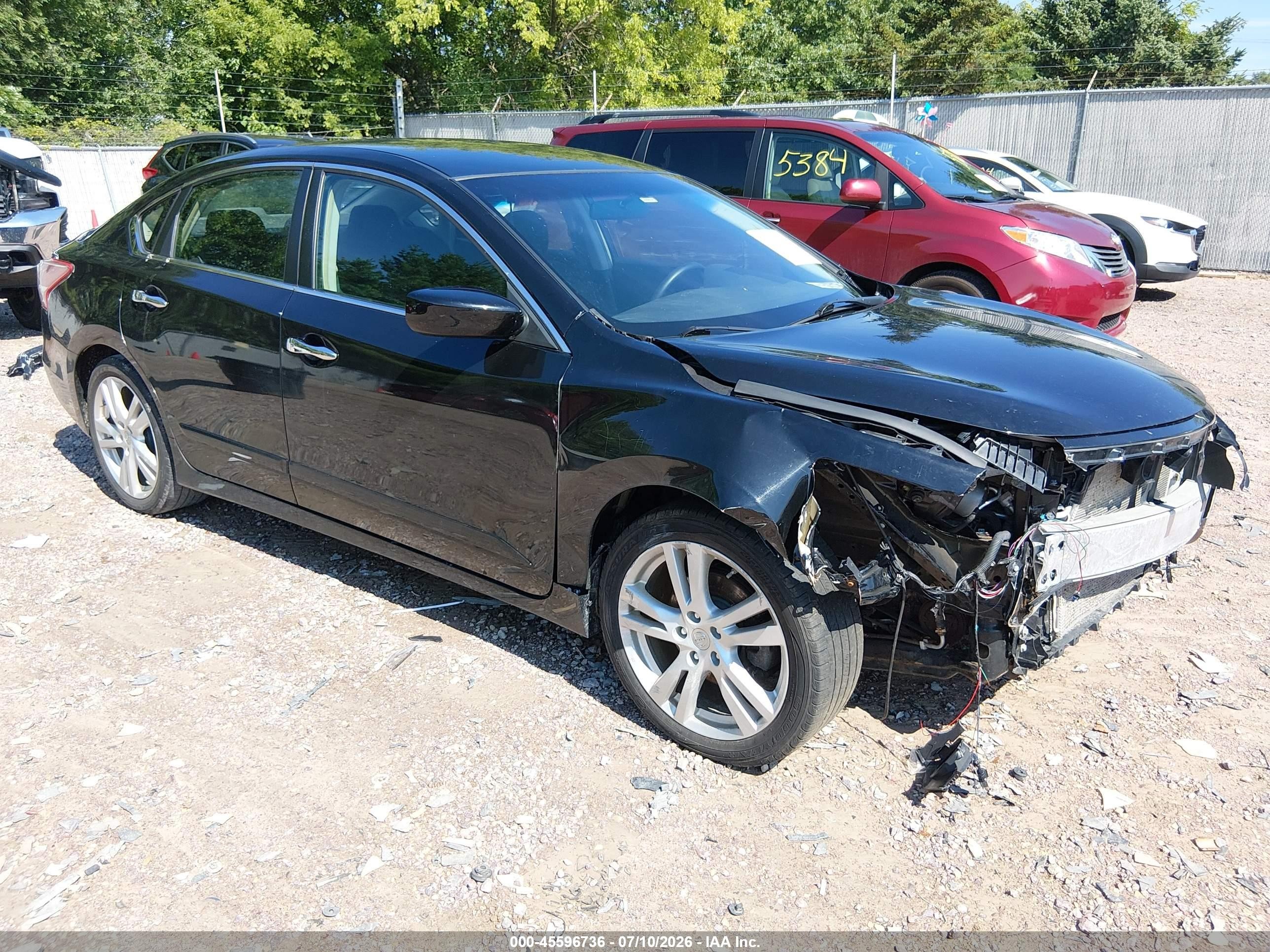 2013 Nissan Altima 3.5 S Black vin: 1N4BL3AP6DC165316
