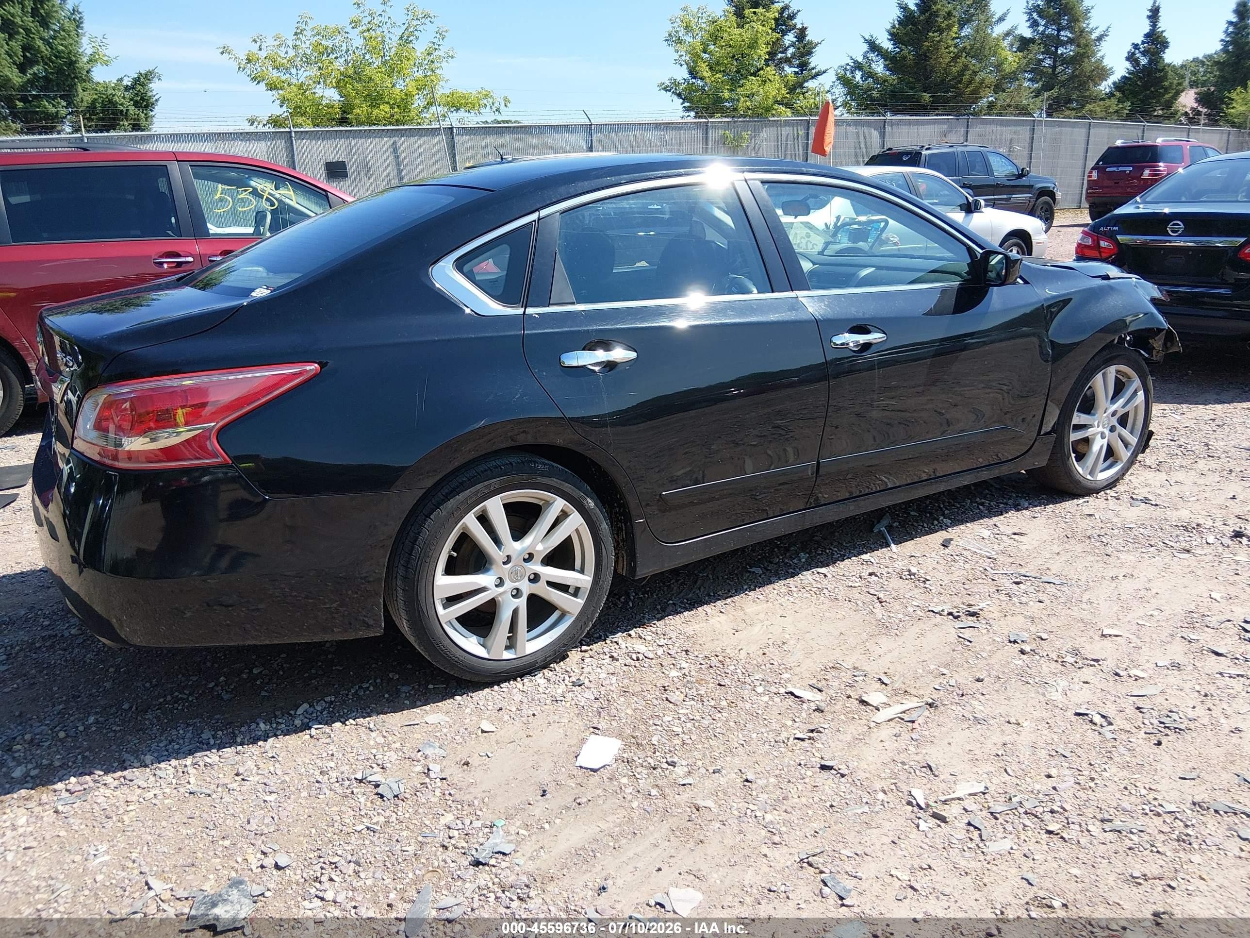 2013 Nissan Altima 3.5 S Black vin: 1N4BL3AP6DC165316