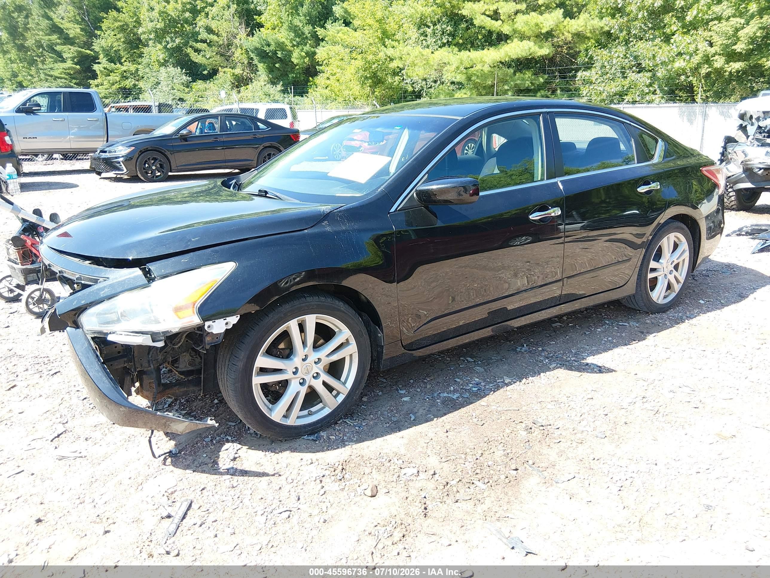 2013 Nissan Altima 3.5 S Black vin: 1N4BL3AP6DC165316