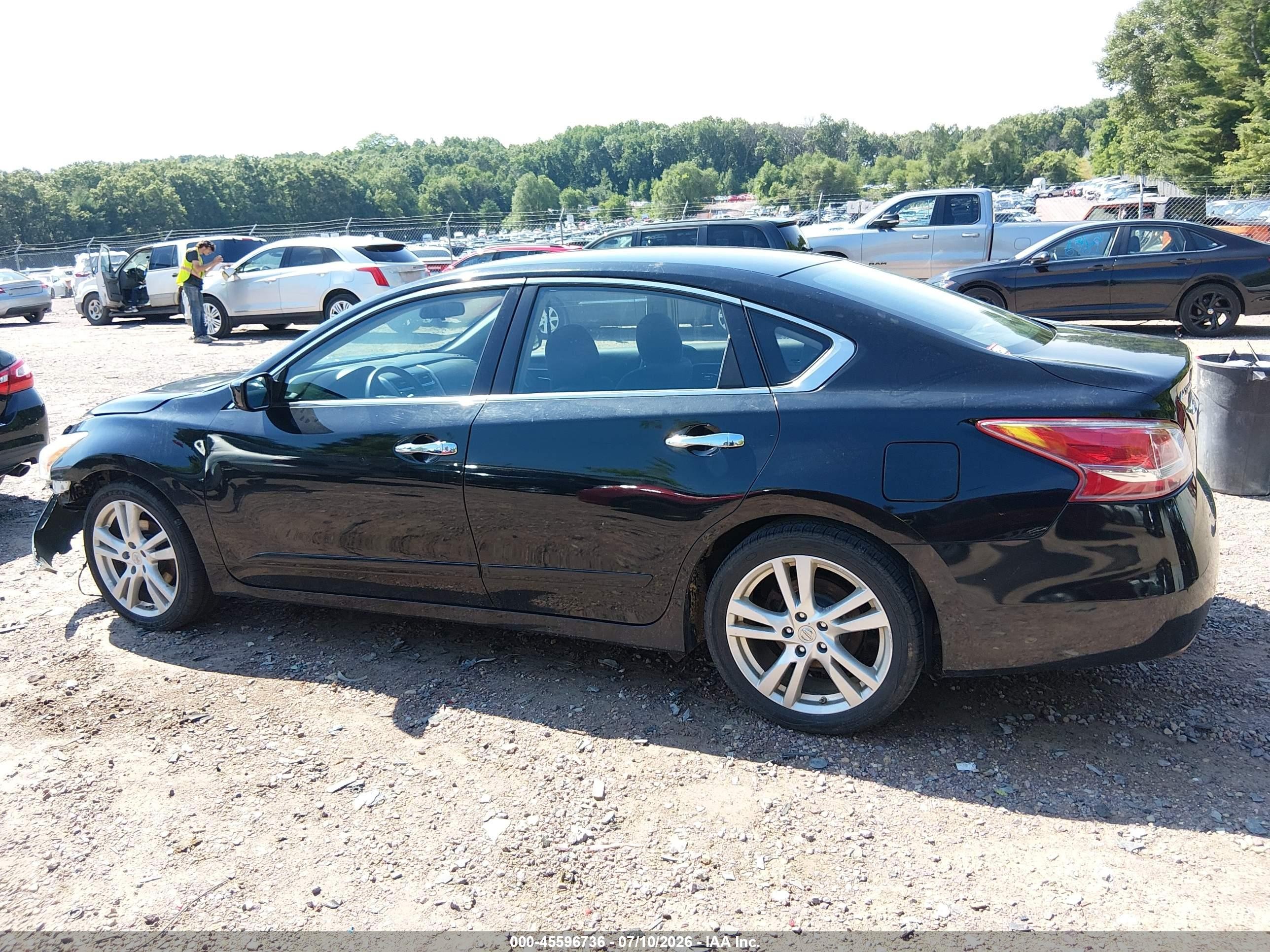 2013 Nissan Altima 3.5 S Black vin: 1N4BL3AP6DC165316