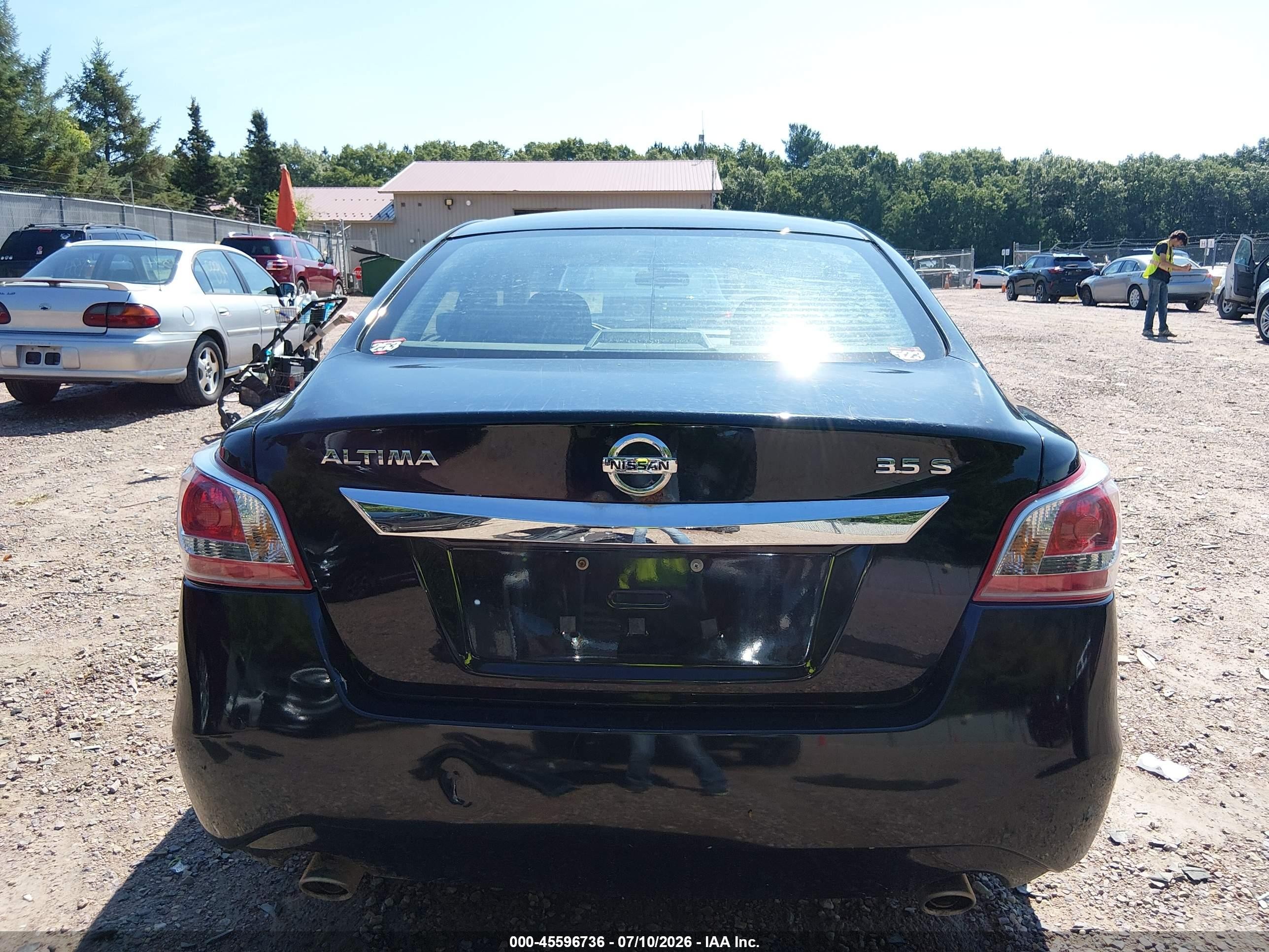 2013 Nissan Altima 3.5 S Black vin: 1N4BL3AP6DC165316