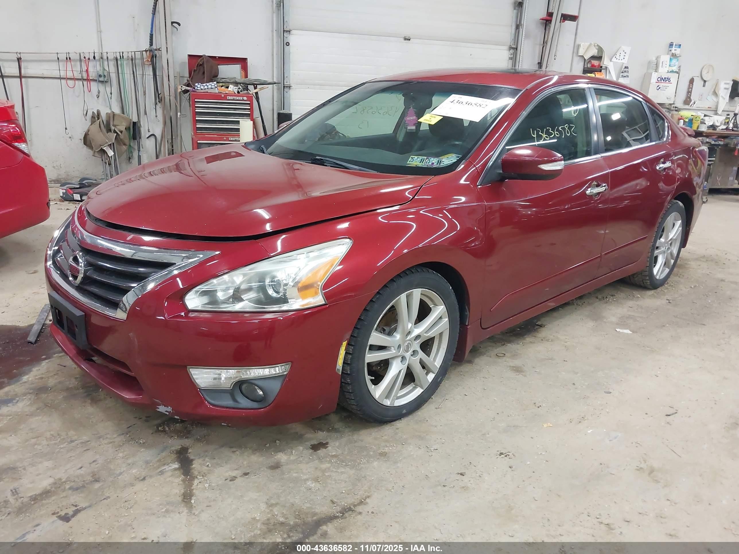 2013 Nissan Altima 3.5 Sl Burgundy vin: 1N4BL3AP6DC920240