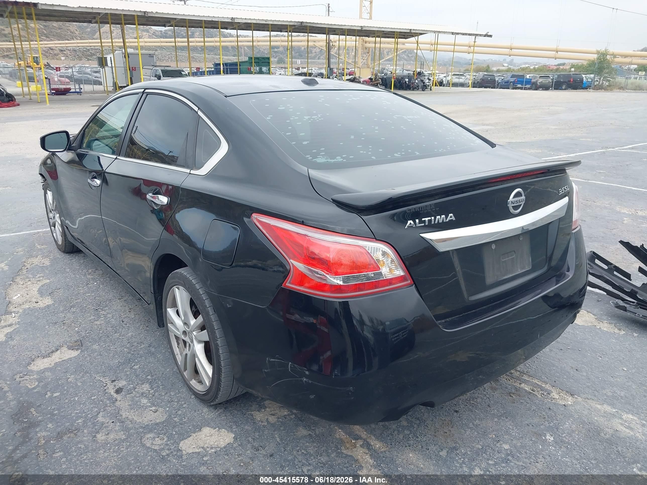 2013 Nissan Altima 3.5 Sl Black vin: 1N4BL3AP6DN518819