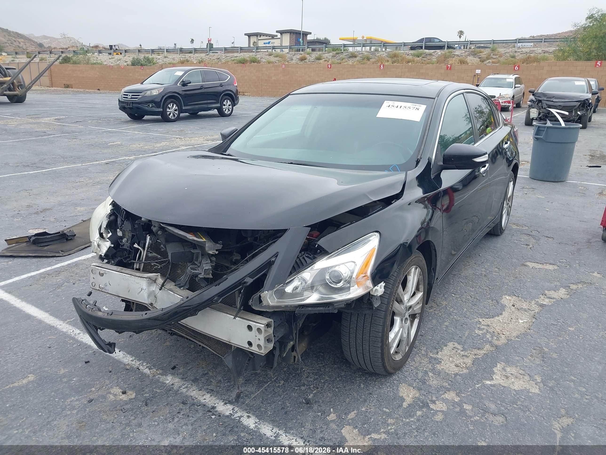 2013 Nissan Altima 3.5 Sl Black vin: 1N4BL3AP6DN518819