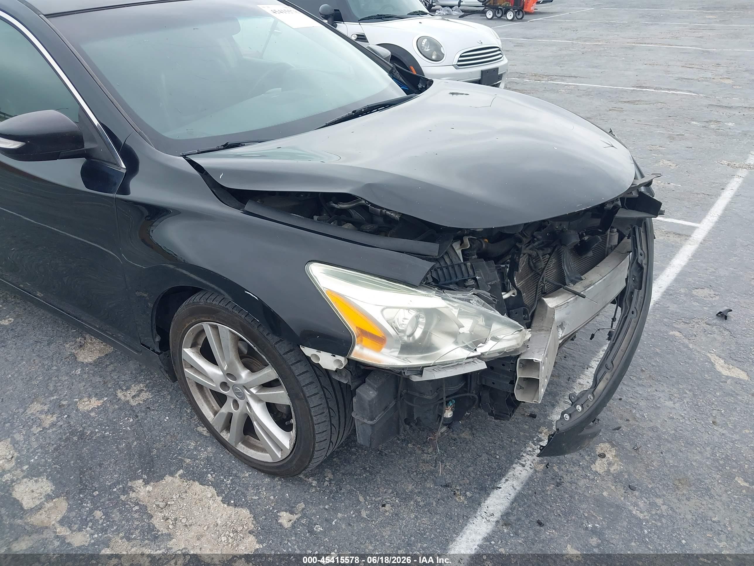 2013 Nissan Altima 3.5 Sl Black vin: 1N4BL3AP6DN518819