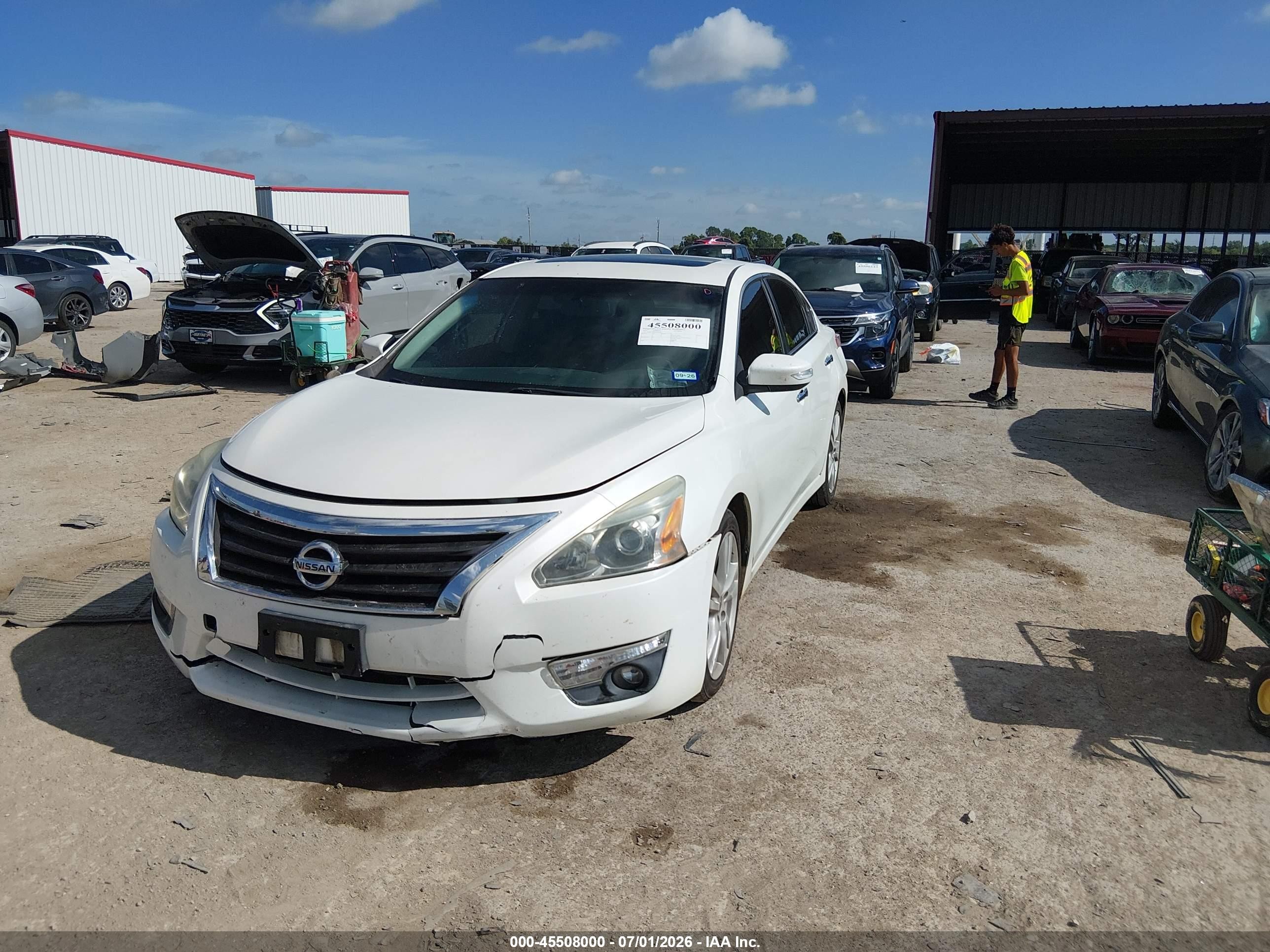 2013 Nissan Altima 3.5 Sl Silver vin: 1N4BL3AP6DN525396