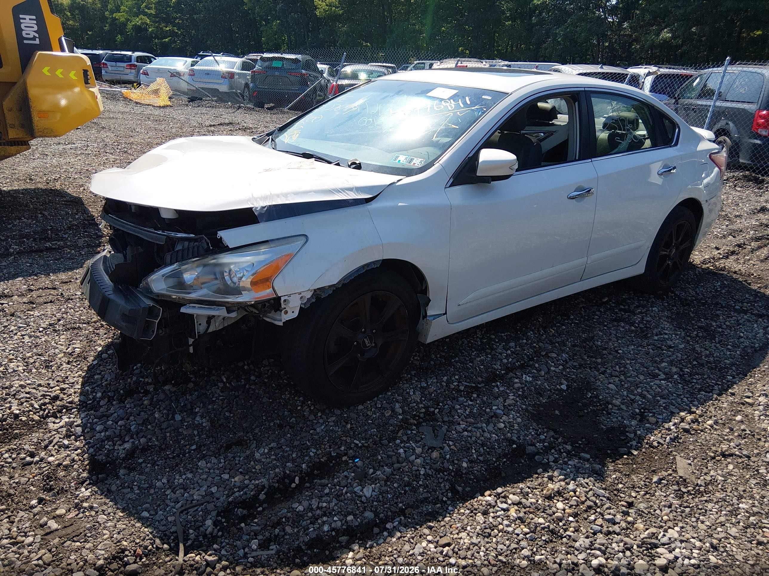 2013 Nissan Altima 3.5 Sl White vin: 1N4BL3AP6DN555868