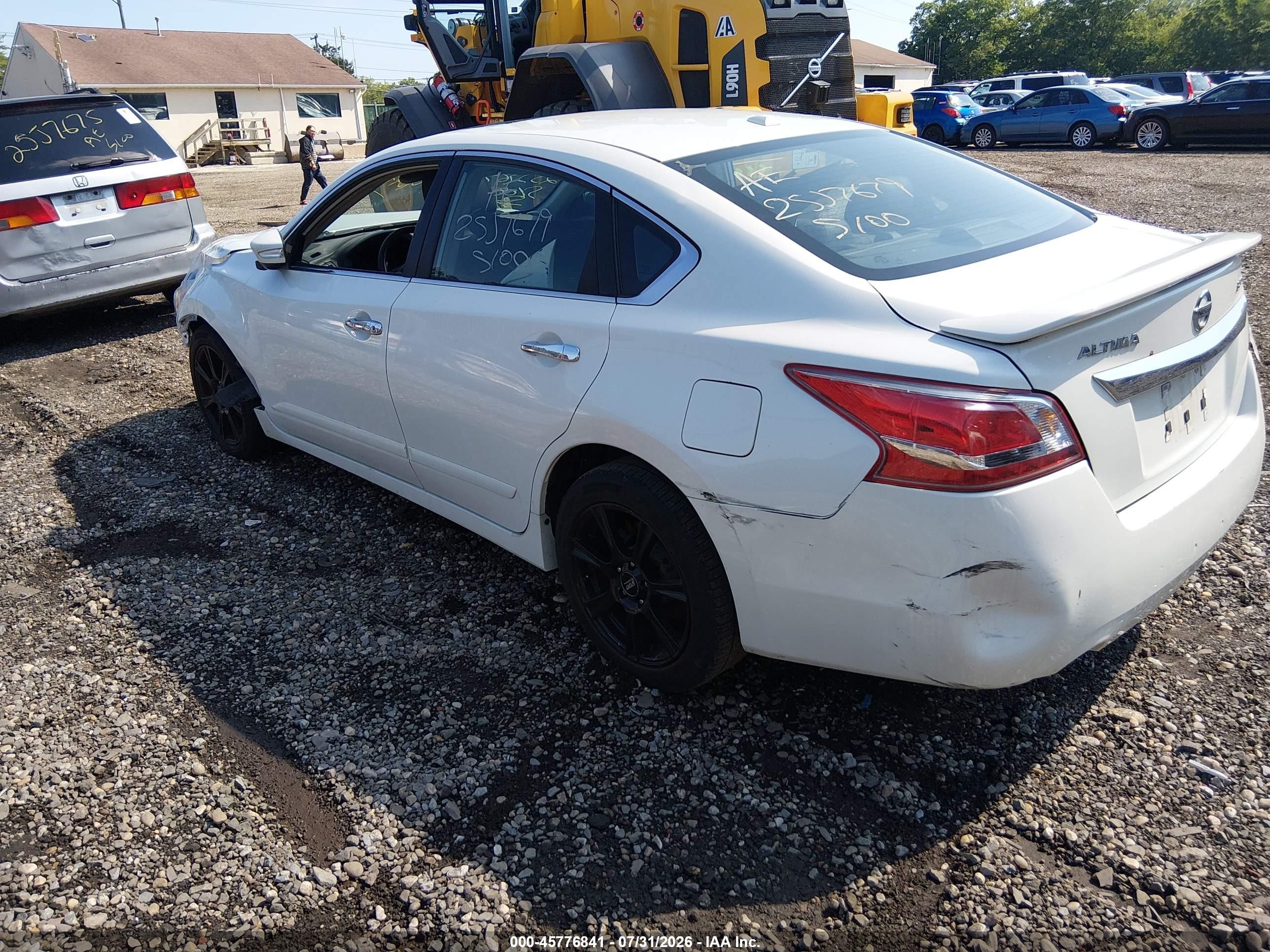 2013 Nissan Altima 3.5 Sl White vin: 1N4BL3AP6DN555868