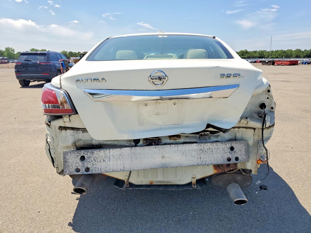 2014 Nissan Altima 3.5 S White vin: 1N4BL3AP6EN222250