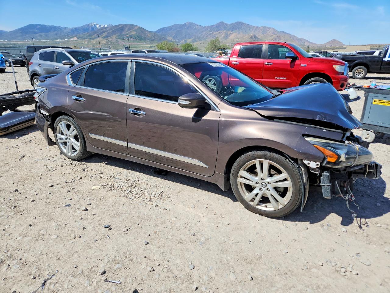 2015 Nissan Altima 3.5 Sl Brown vin: 1N4BL3AP6FC148714