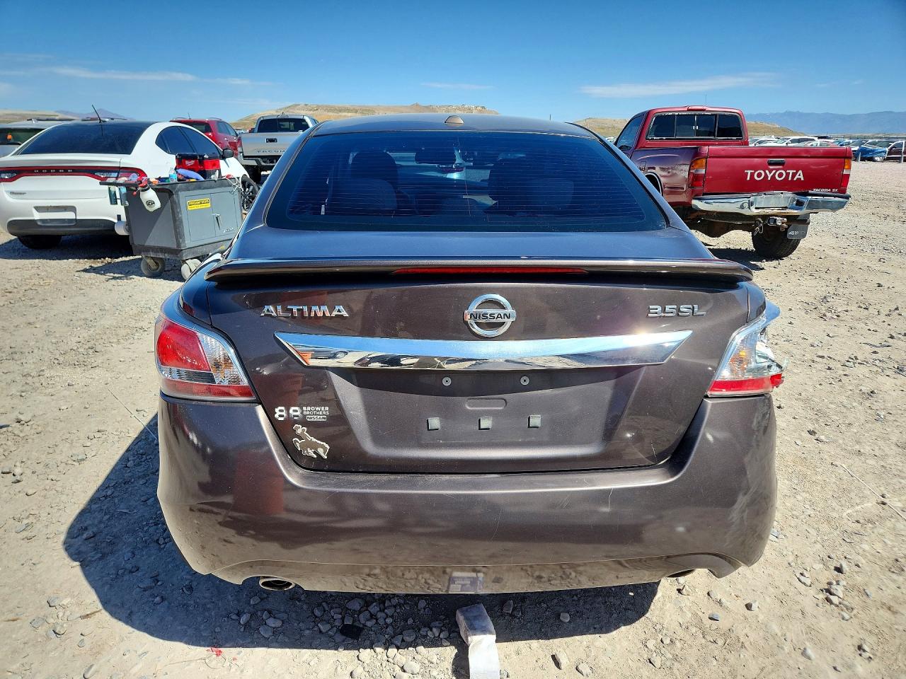 2015 Nissan Altima 3.5 Sl Brown vin: 1N4BL3AP6FC148714
