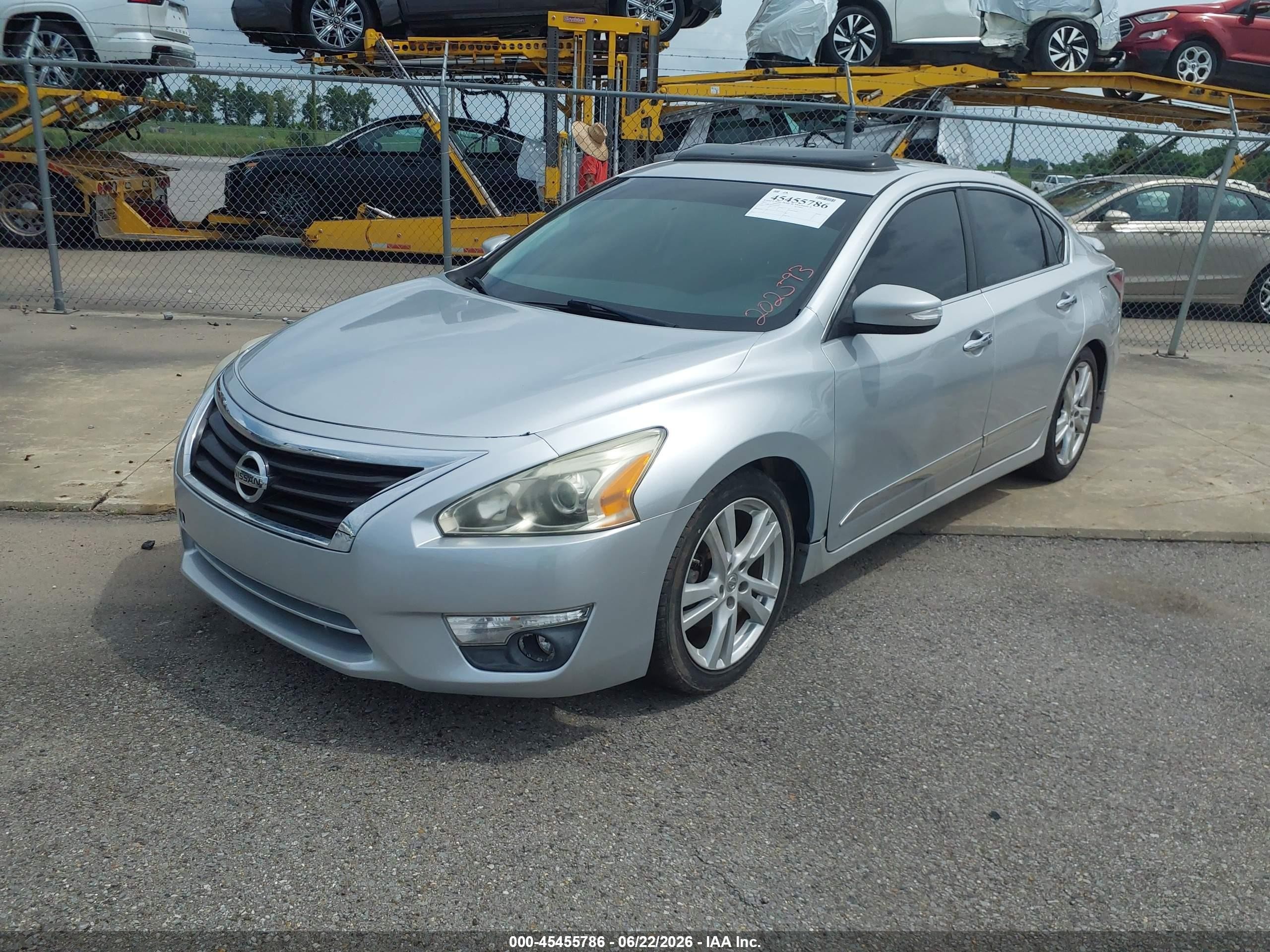 2015 Nissan Altima 3.5 Sl Silver vin: 1N4BL3AP6FC202593
