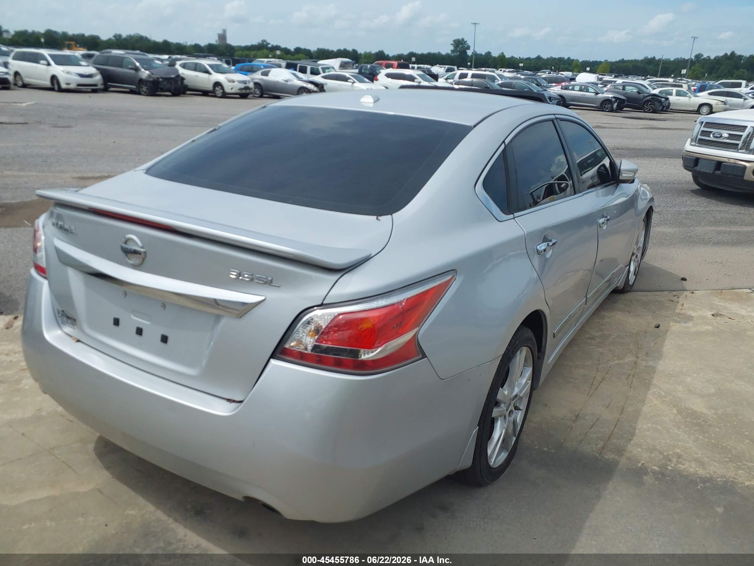 2015 Nissan Altima 3.5 Sl Silver vin: 1N4BL3AP6FC202593